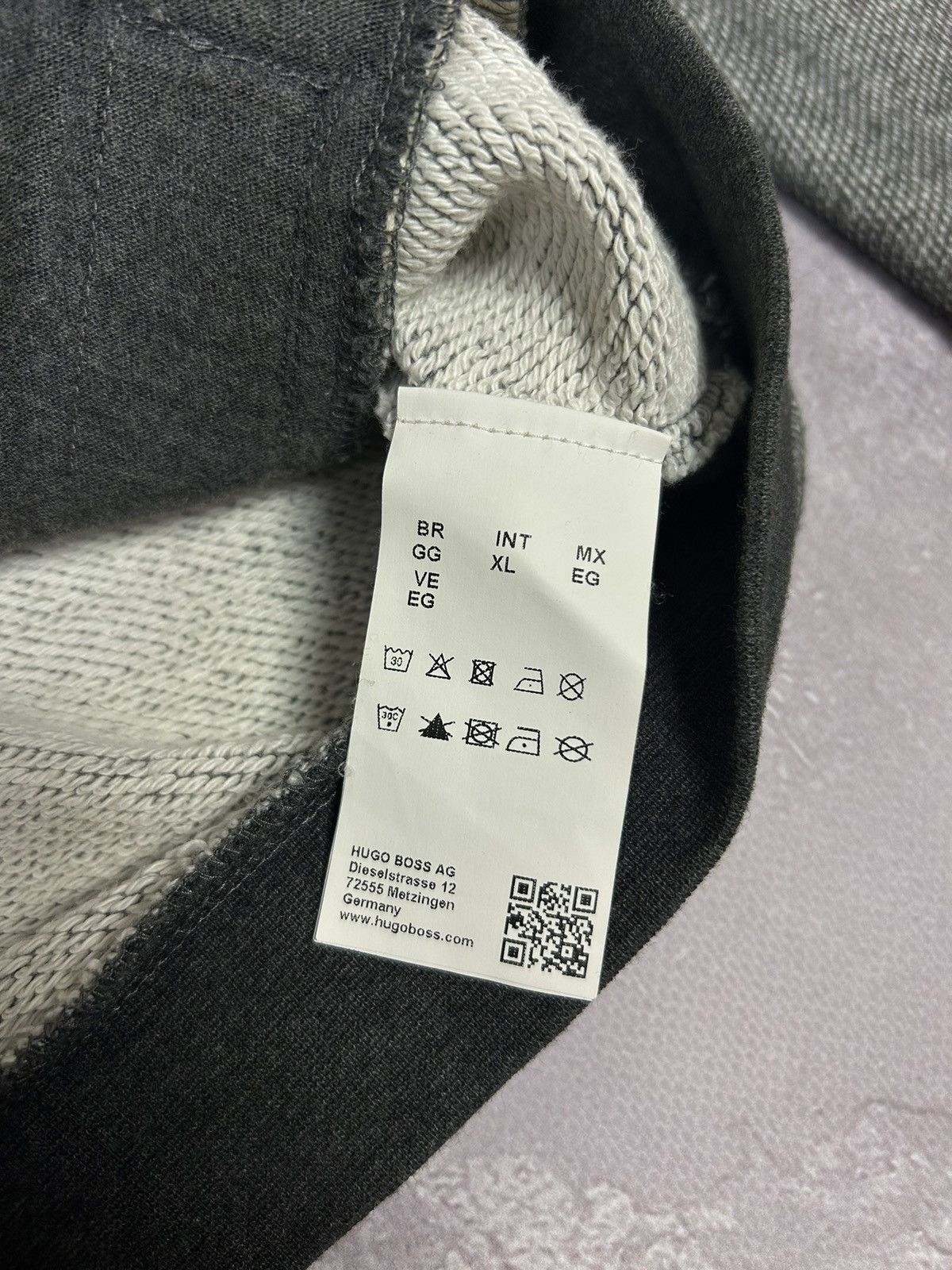 Designer × Hugo Boss Hugo Boss Grey Hooded Full Zip Hoodie Size XL Size US XL / EU 56 / 4 - 10 Thumbnail