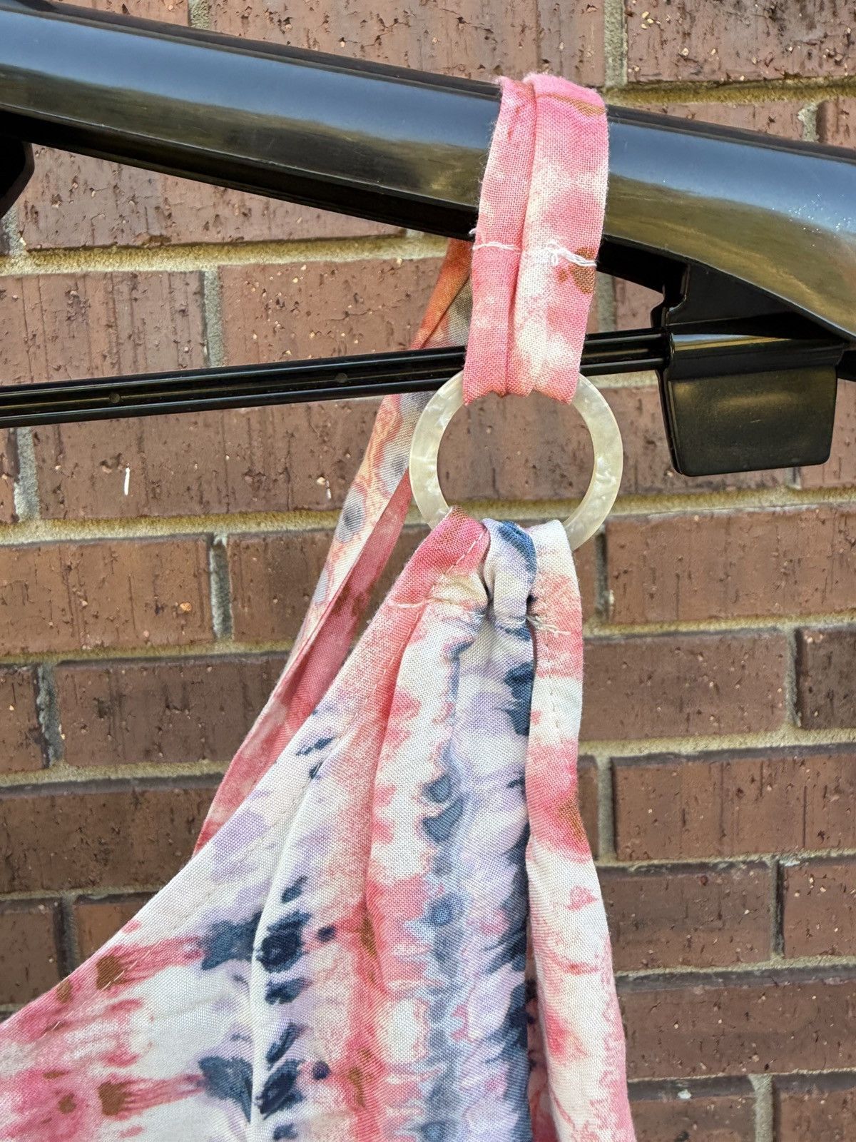 Other Sadie & Sage Coral Navy Tie Dye Tank Top Cami Flowy V-Neck Size M / US 6-8 / IT 42-44 - 7 Thumbnail