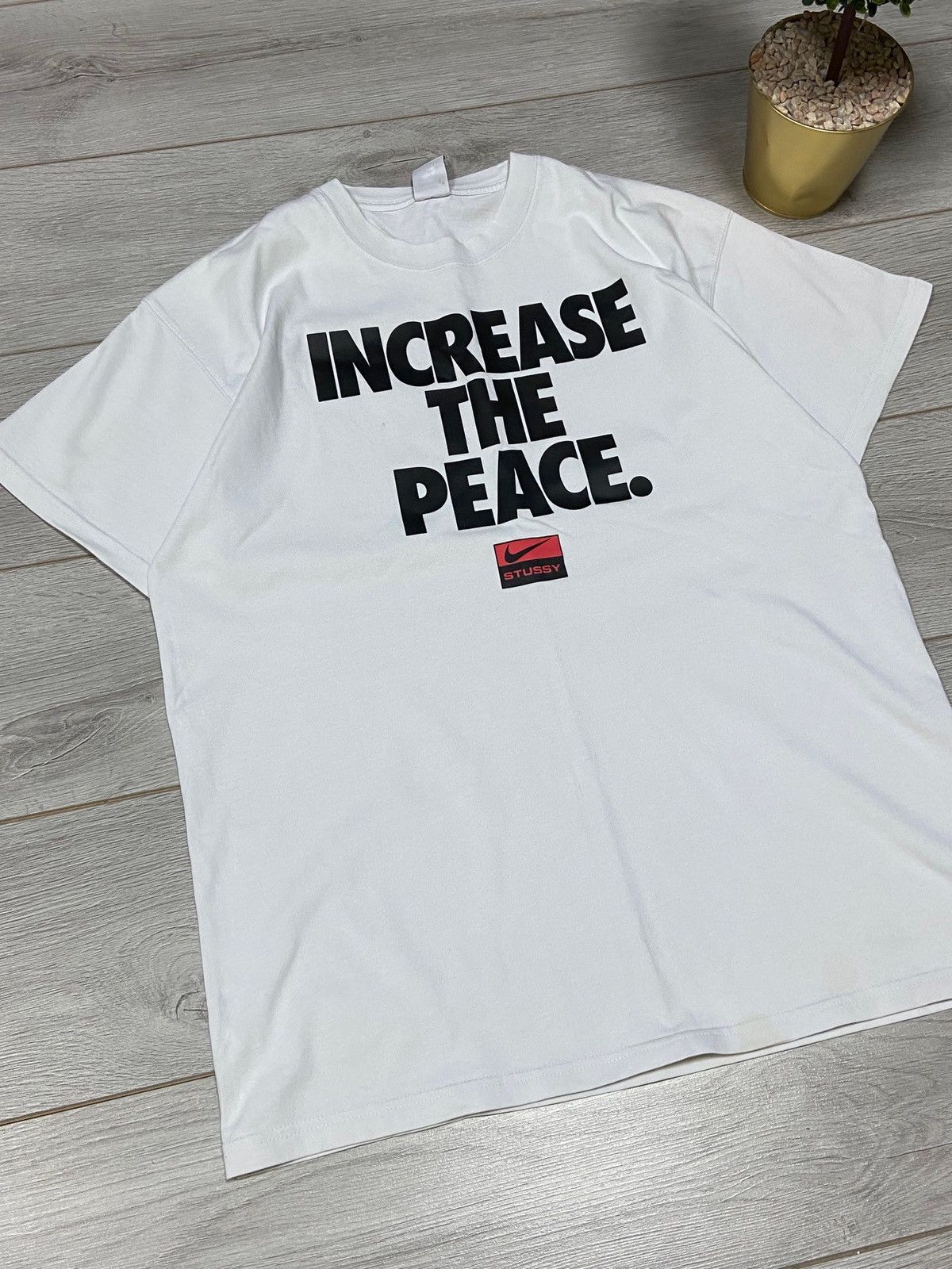 Nike × Stussy Stussy | Nike Increase The Peace tee swoosh Size US L / EU 52-54 / 3 - 2 Thumbnail