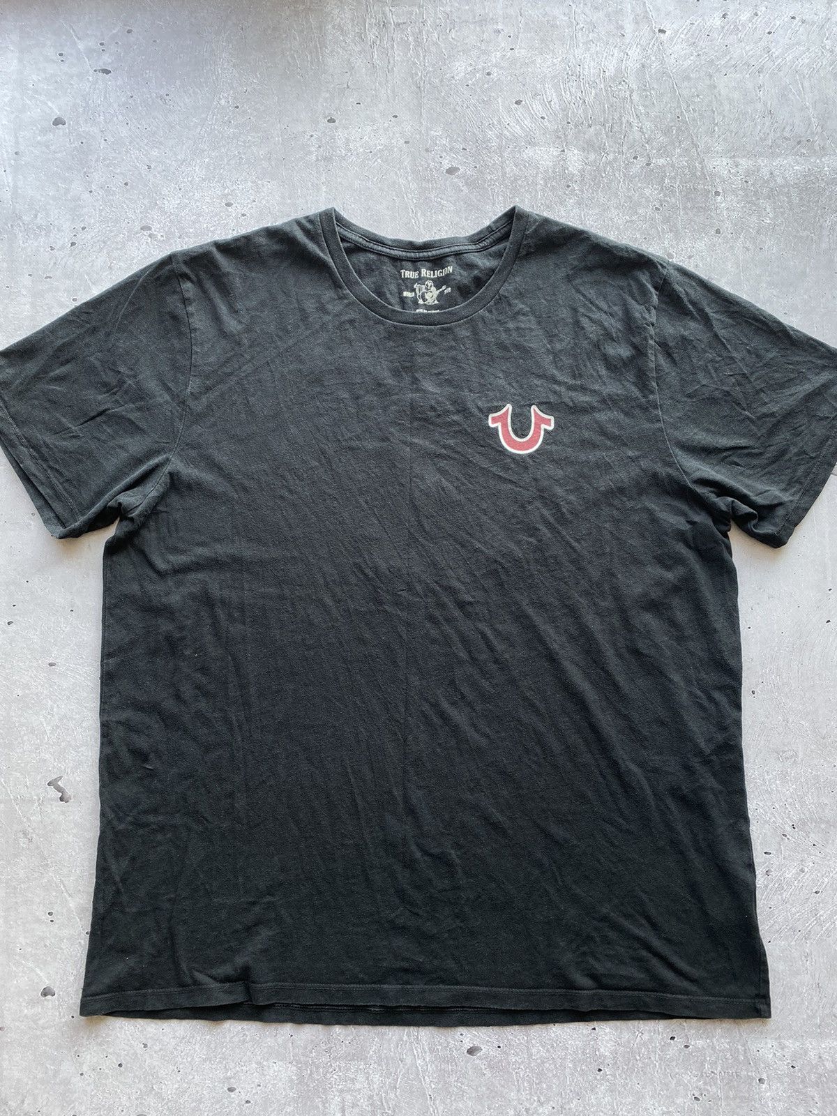 True Religion × Vintage ☠️Vintage True Religion Big Logo T shirt Rare Y2K Retro hype Size US XL / EU 56 / 4 - 6 Thumbnail