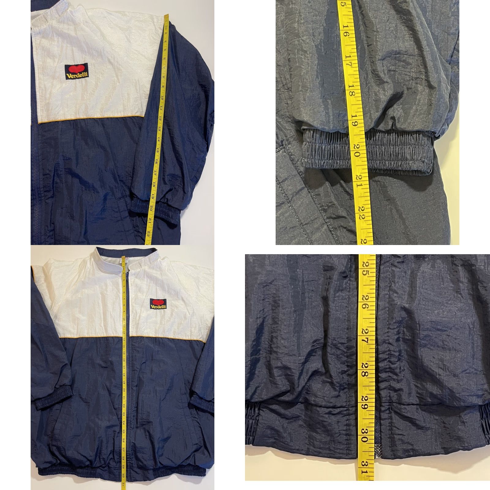 Vintage VINTAGE The Victor Jacket Windbreaker Mens XL Blue Nylon Geometric Full Zip USA Windbreaker, Casual, Travel, Winter, Fall, Spring, Summer, Hiking Size US XL / EU 56 / 4 - 8 Thumbnail