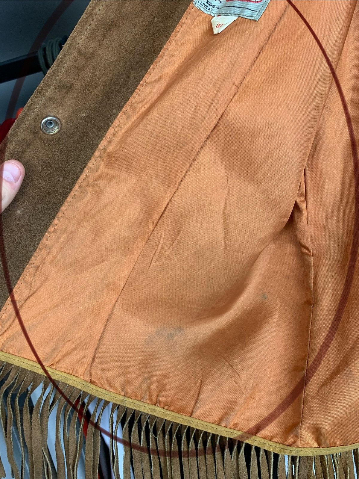 Cowboy Equipment × Vintage Vtg K-Bar-Z Ranchwear by Pyramid Cowboy Flanged Suede Jacket Size US L / EU 52-54 / 3 - 20 Thumbnail
