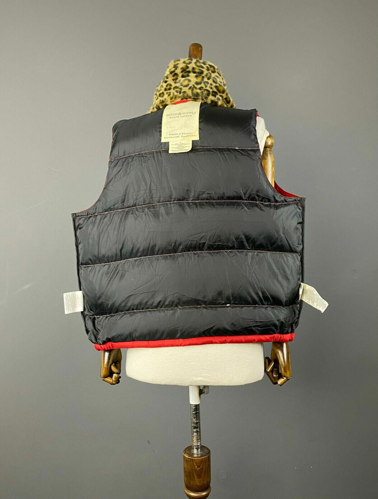 Denim & Supply Ralph Lauren Denim & Supply Ralph Lauren Red Faux Fur Jacket Size XL Size XL / US 12-14 / IT 48-50 - 8 Thumbnail