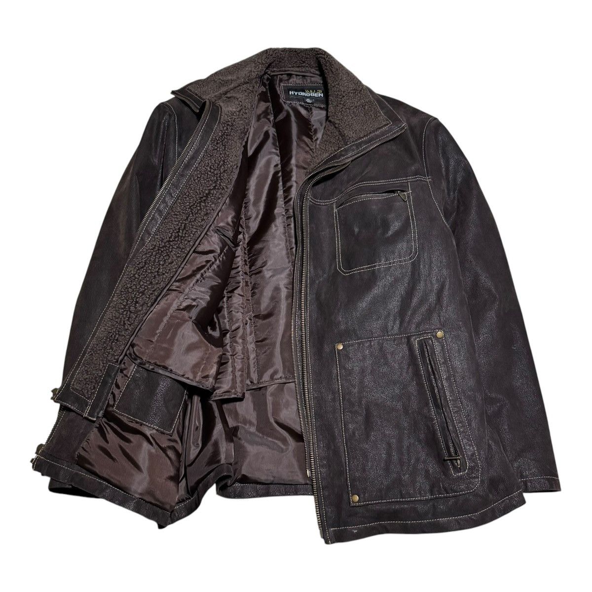 Other Hydrogen Leather Softshell Jacket Removable Lining Men’s XL Size US XL / EU 56 / 4 - 3 Thumbnail