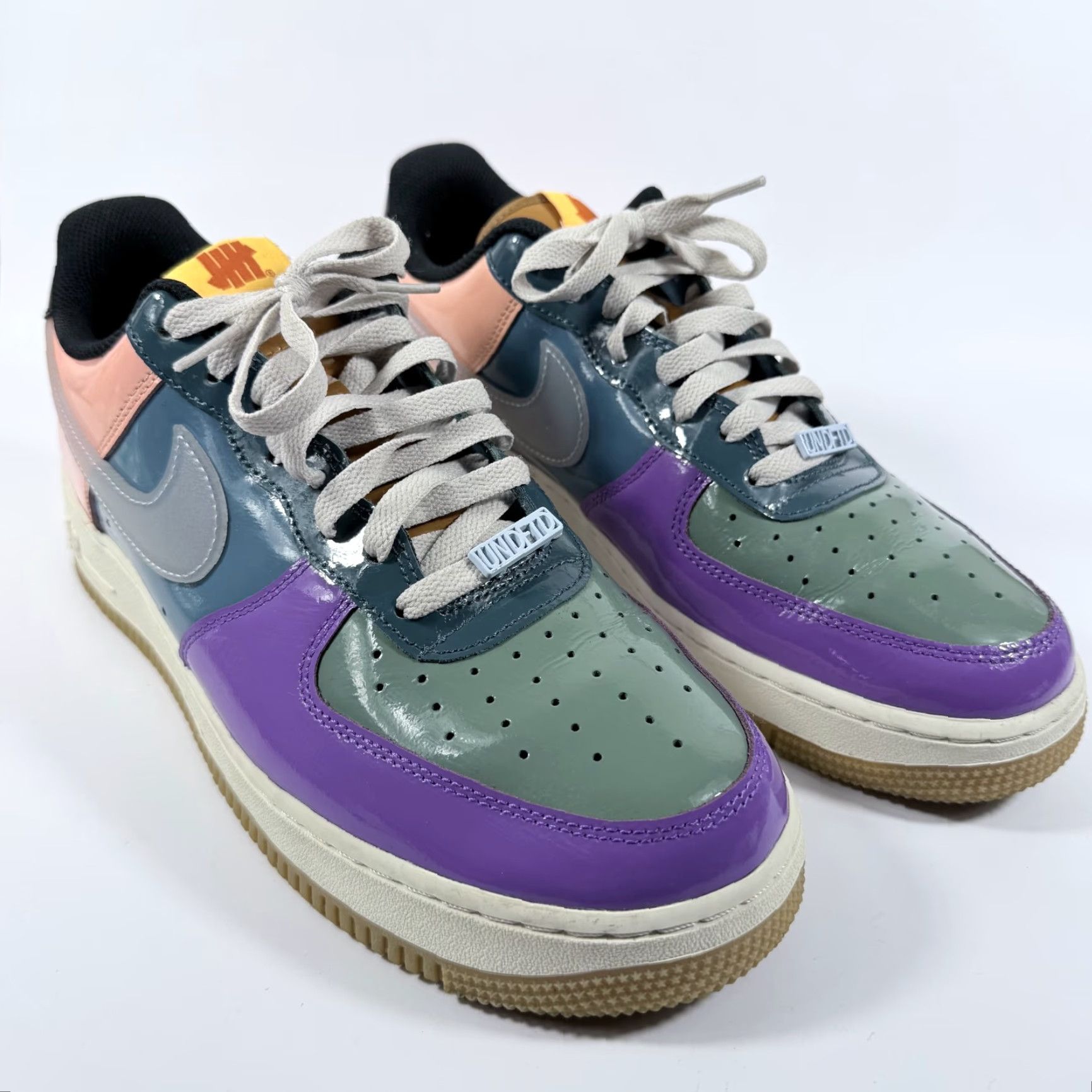 Nike Nike Air Force 1 Low SP Sneaker Men DV5255-500 Undefeated Multi-Patent Wild Berry Colorblocked 2022 Fashion Colorway Size US 10 / EU 43 - 2 Thumbnail