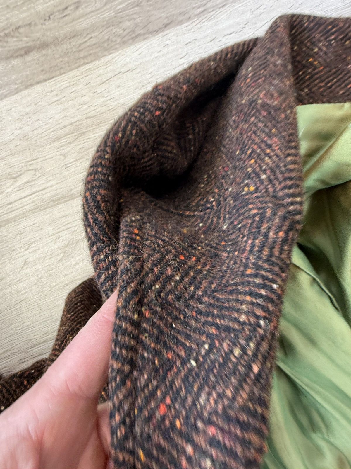 East Harbour Surplus East Harbour Surplus Belted Herringbone Wool Alpaca Coat Size US M / EU 48-50 / 2 - 24 Thumbnail
