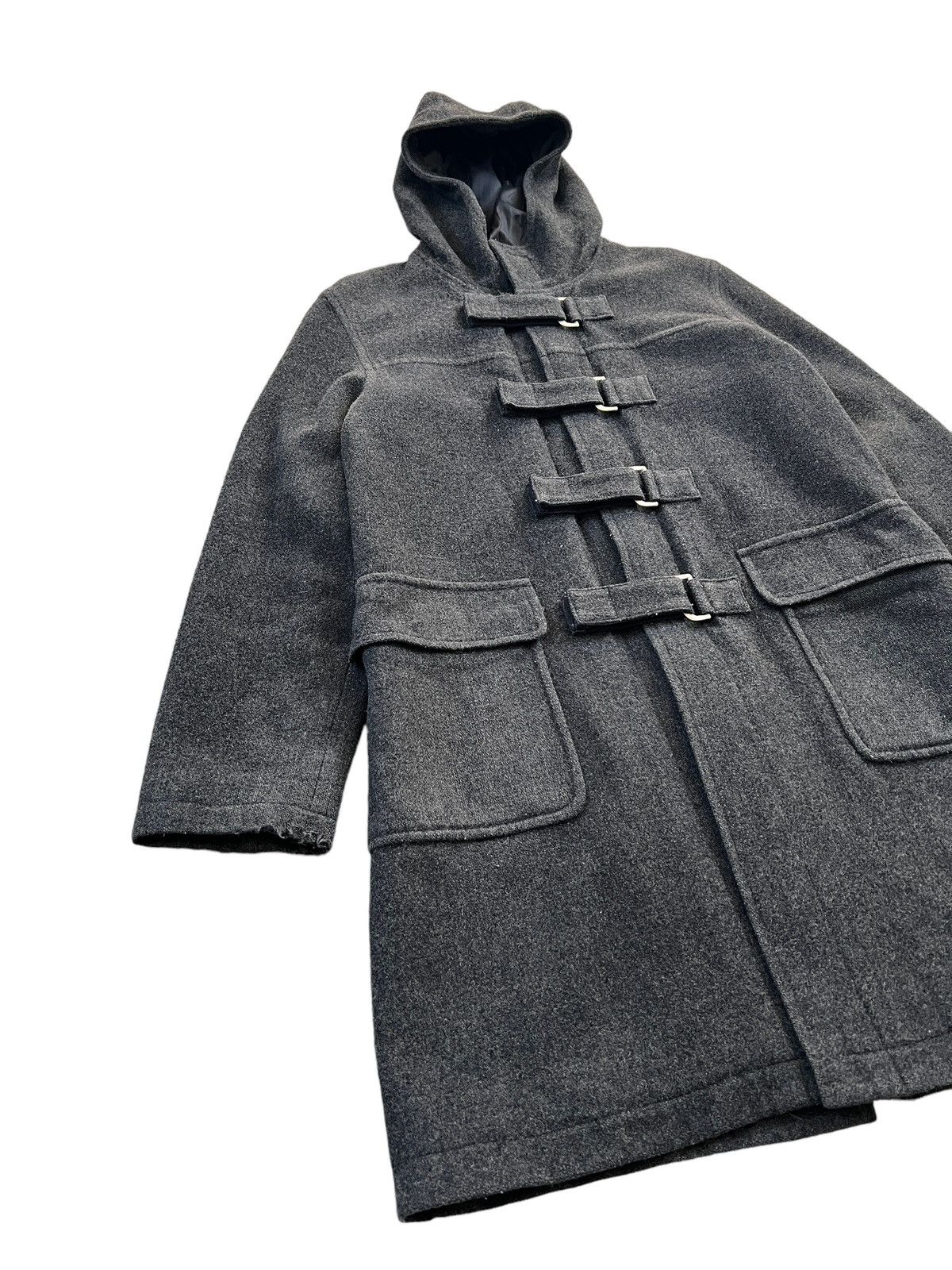 Beauty Beast × Japanese Brand × PPFM 1990 PPFM Strap Buckle Wool Duffle Coat Size US M / EU 48-50 / 2 - 4 Thumbnail