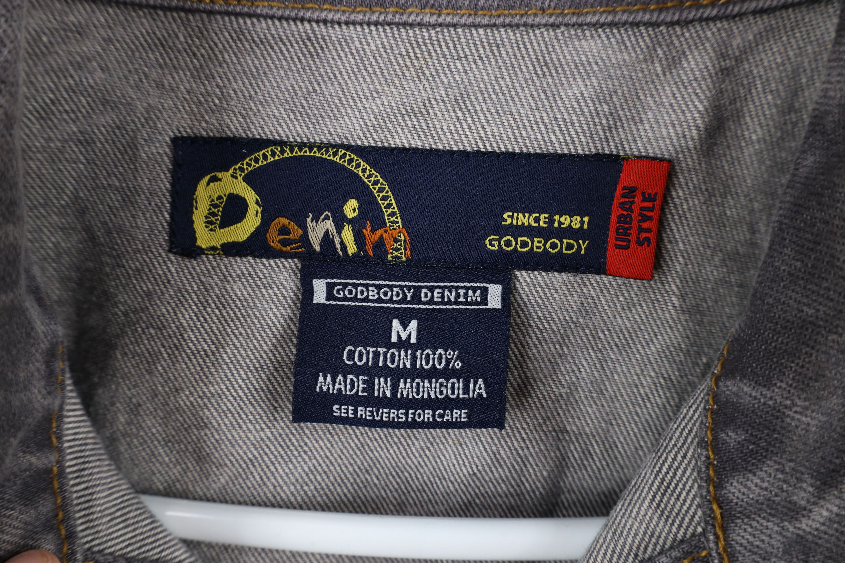 Vintage Vintage 90s Y2K Streetwear Baggy Denim Trucker Jacket Gray Size US M / EU 48-50 / 2 - 8 Thumbnail