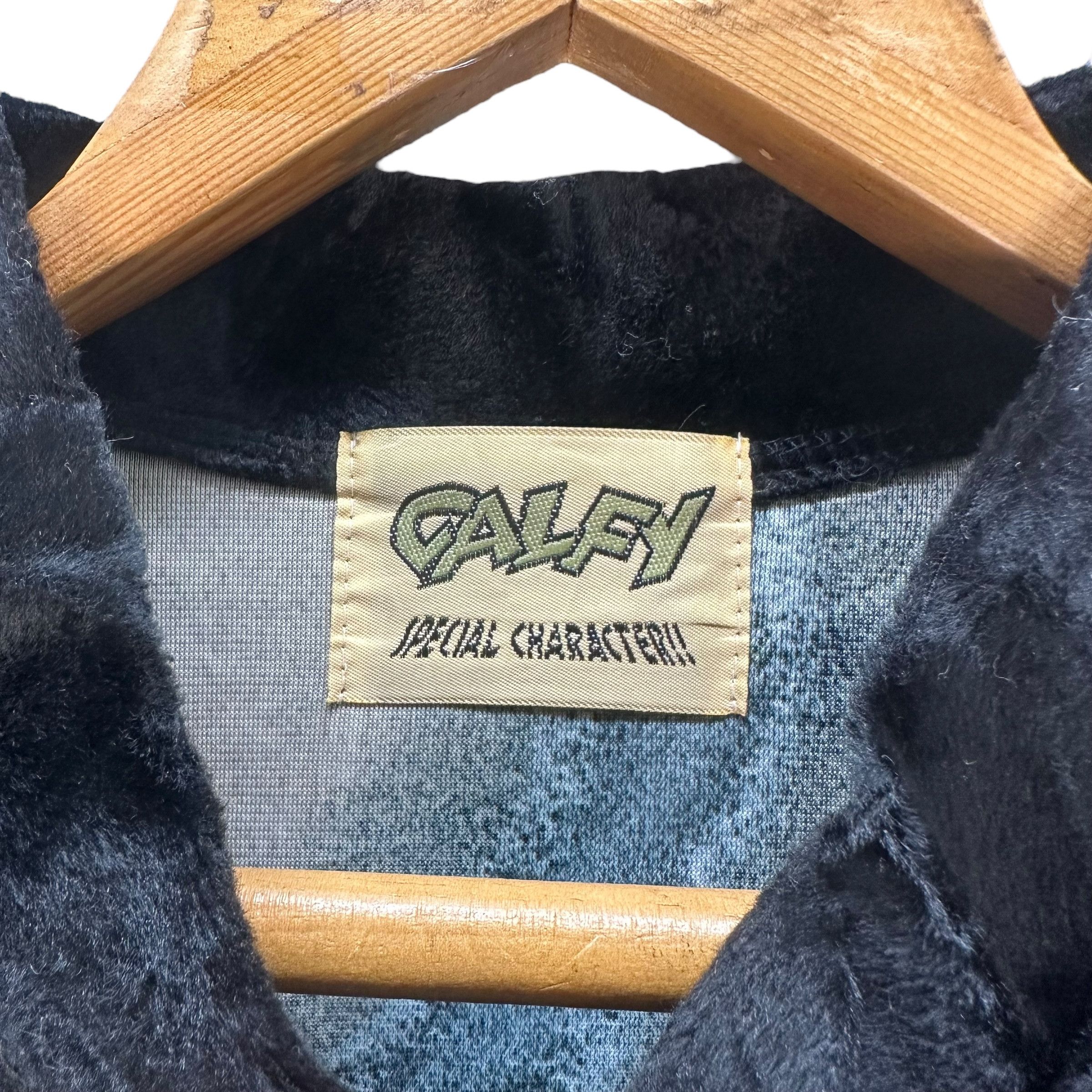 Japanese Brand GALFY VELVET V NECK OVERSIZED SWEATER #8745-024 Size US L / EU 52-54 / 3 - 7 Thumbnail