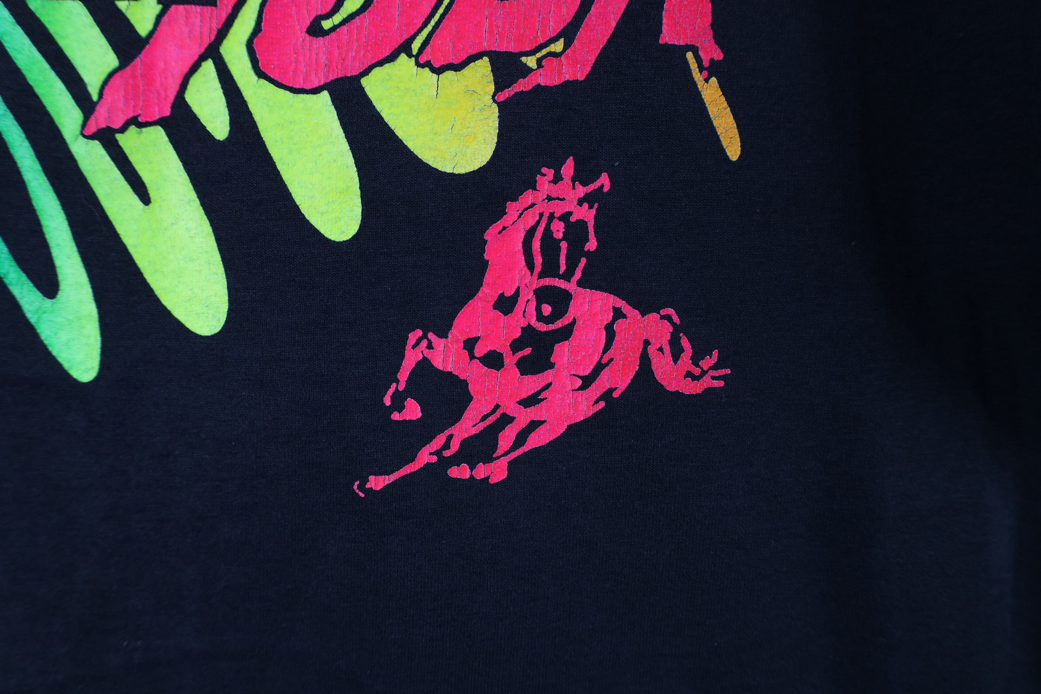 Vintage Vintage 90s Streetwear Saratoga Horse Equestrian T-Shirt USA Size M / US 6-8 / IT 42-44 - 5 Thumbnail
