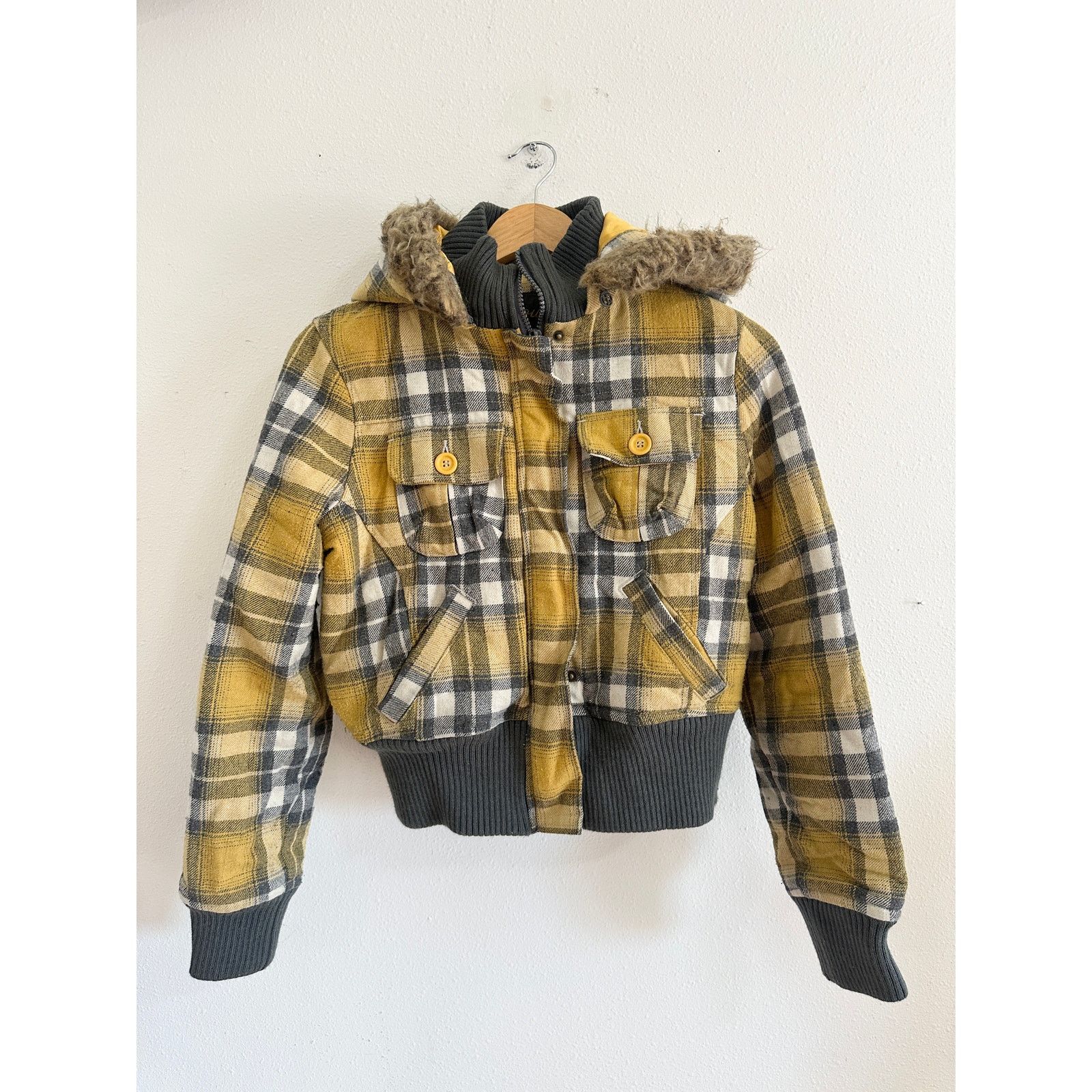 Vintage Vintage 80’s Plaid Button Up Girls size 7 Size L / US 10 / IT 46 - 1 Thumbnail