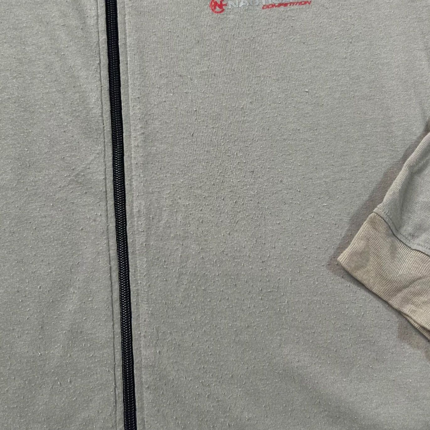 Nautica NAUTICA COMPETITION Logo Spellout Graphic Zip Sweatshirt Top Large Grey Mens Sweatshirt Size US L / EU 52-54 / 3 - 5 Thumbnail