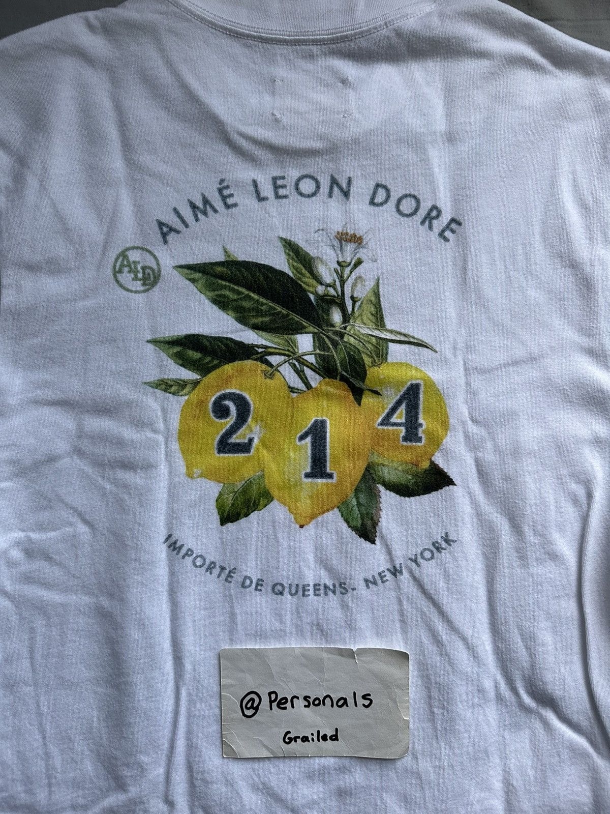 Aime Leon Dore Aime Leon Dore Lemon Tee Small Size US S / EU 44-46 / 1 - 13 Thumbnail