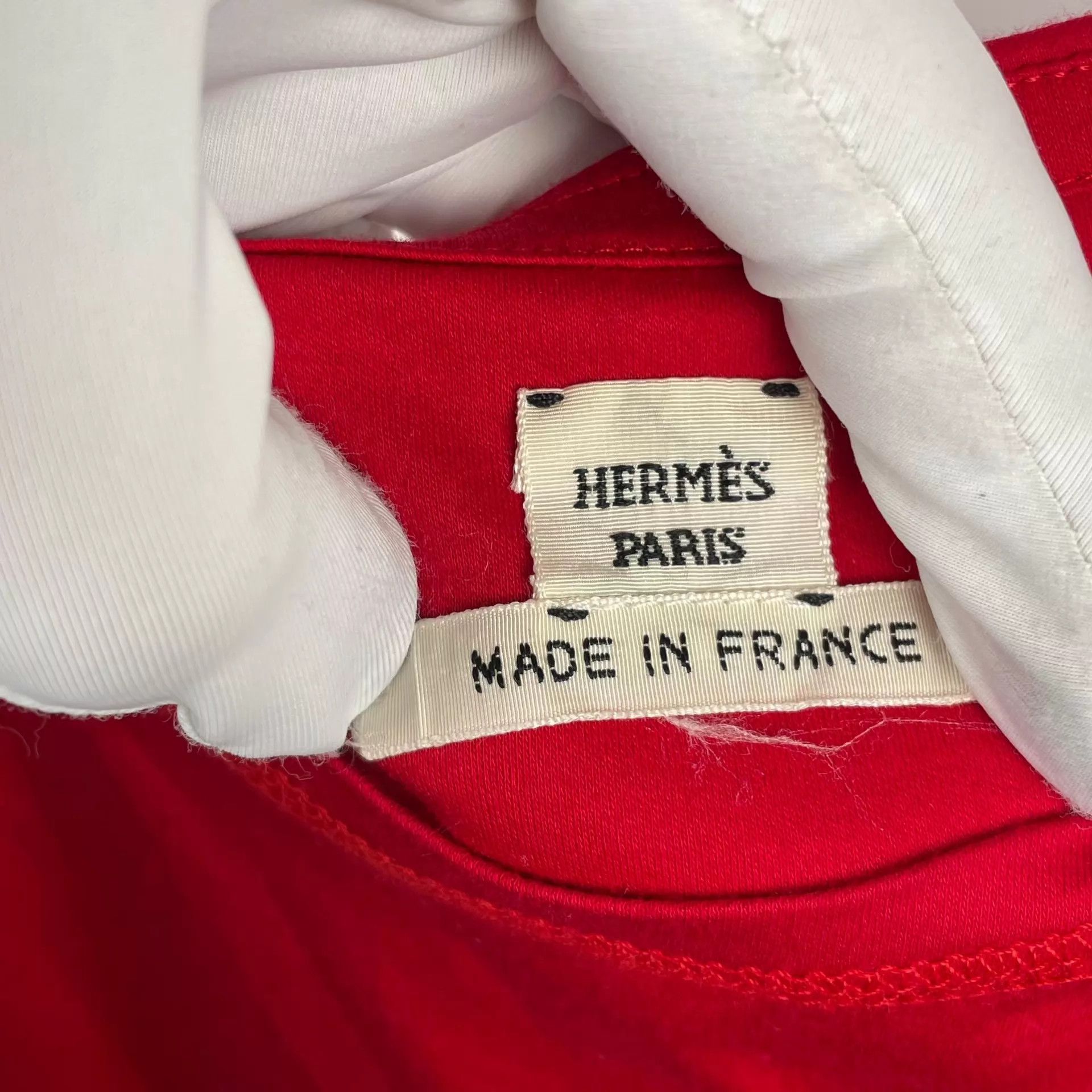 Hermes Hermes Women's Red Dress Size L / US 10 / IT 46 - 3 Thumbnail