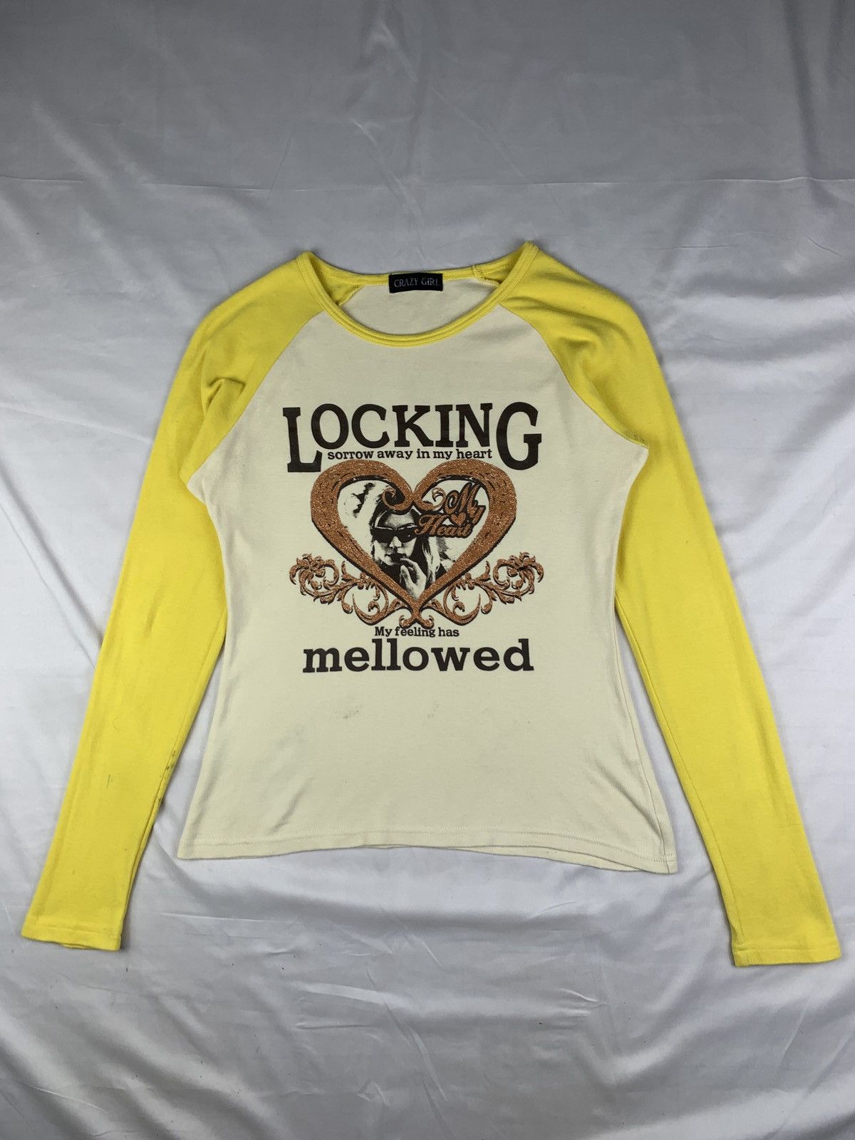 Hysteric Glamour y2k Crazy Girl Japan Girl Graphic Quotes Longsleeve Top Size M / US 6-8 / IT 42-44 - 1 Thumbnail