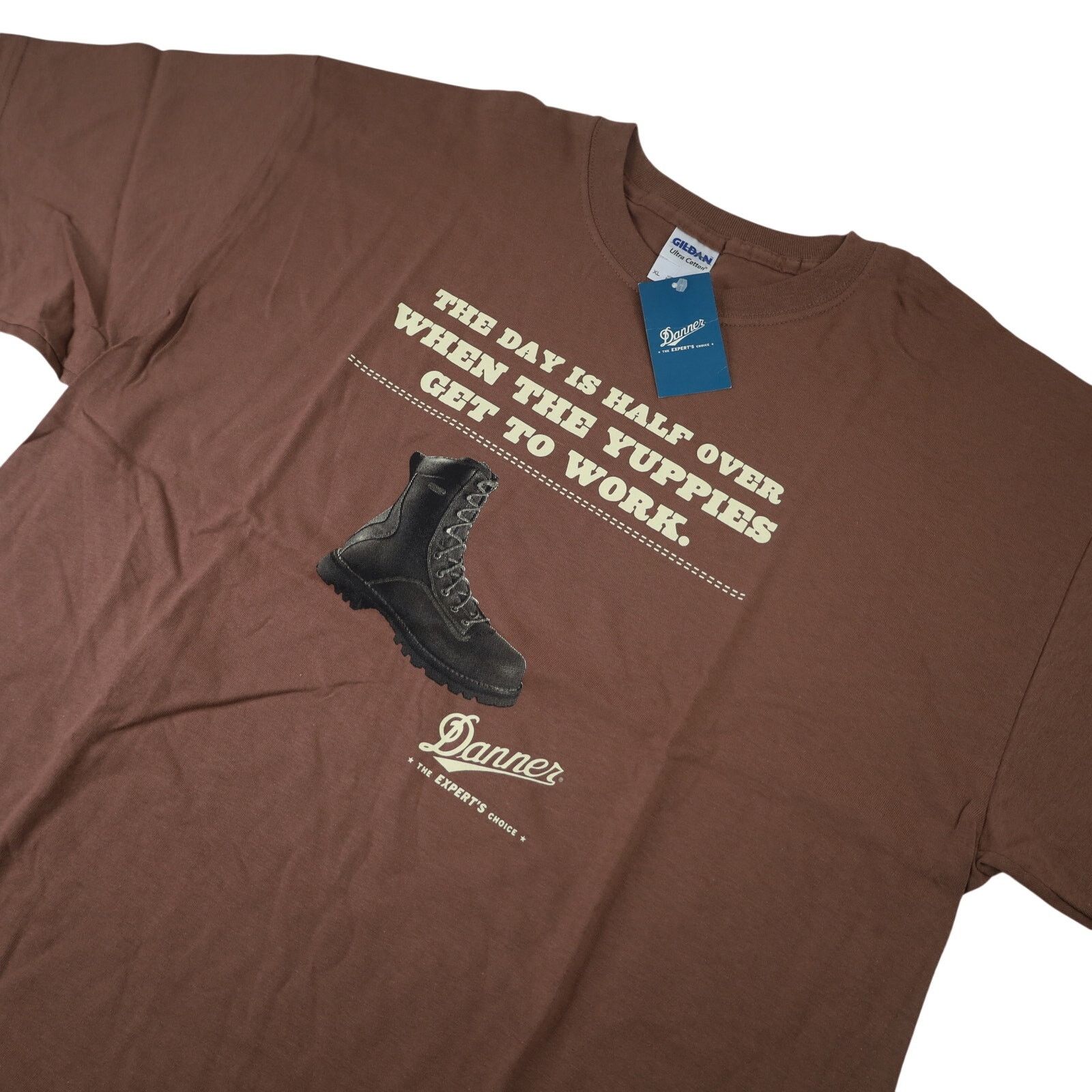 Danner × Vintage NWT Danner Boots Graphic T Shirt Size US XL / EU 56 / 4 - 2 Thumbnail