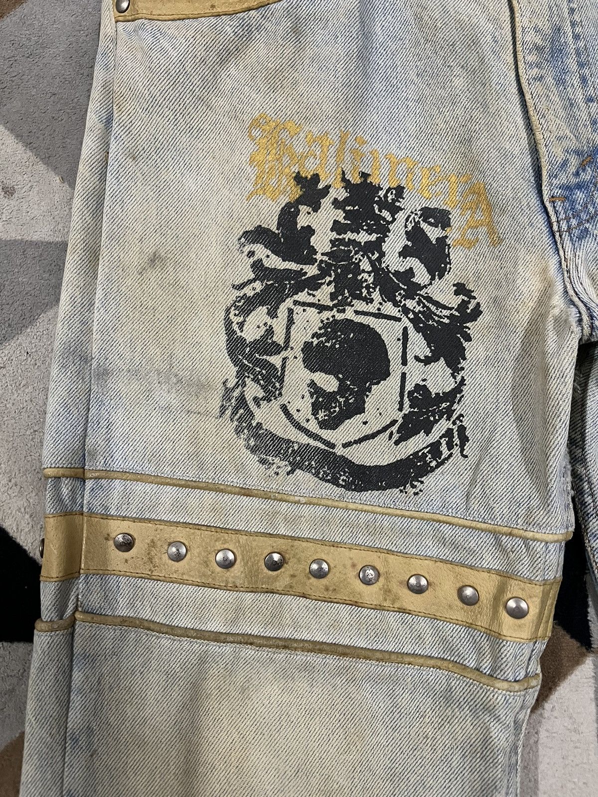POST ARCHIVE FACTION (PAF) Vintage Levi’s Kalimera Bondage Punk Denim Size US 33 - 7 Thumbnail