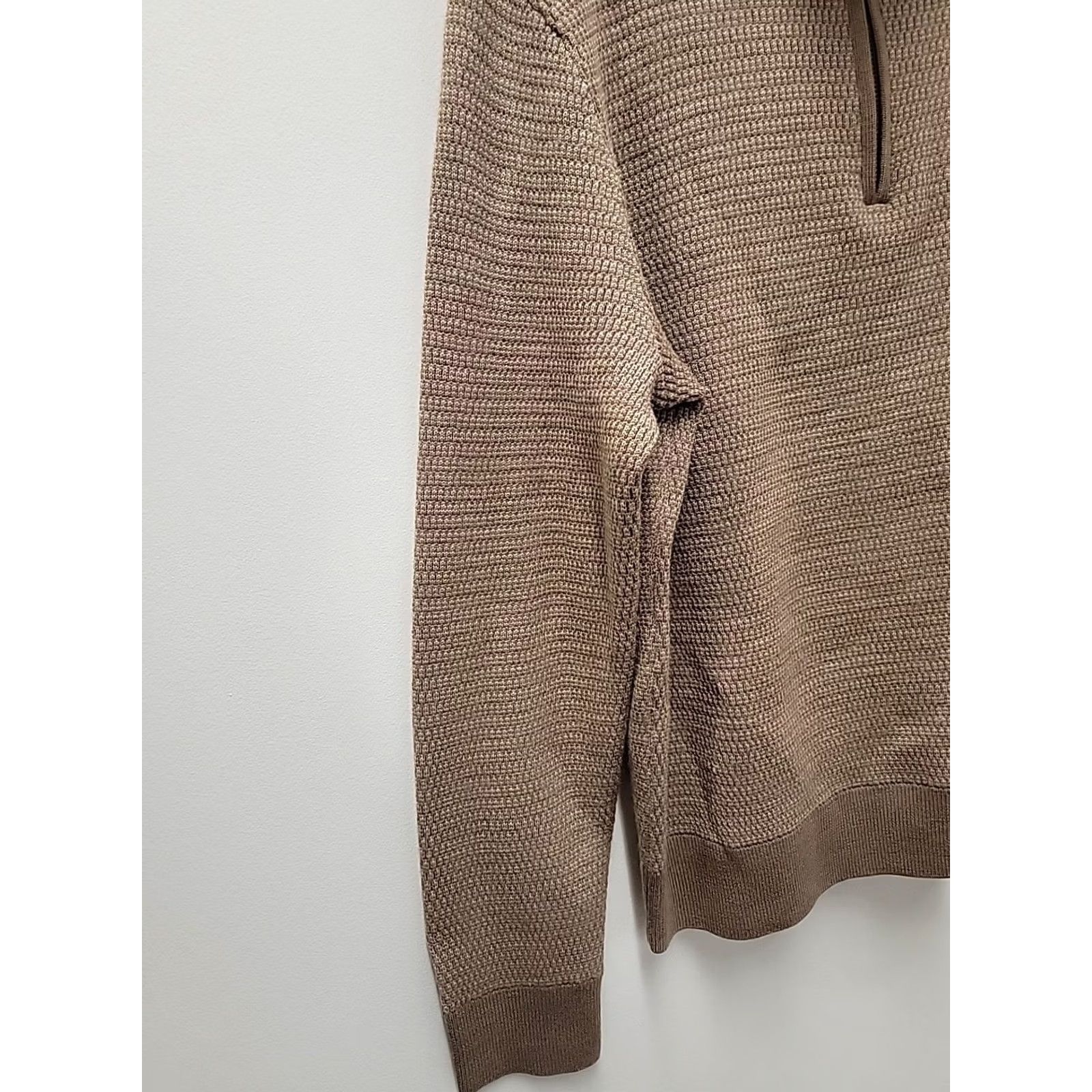 Polo Ralph Lauren Polo Ralph Lauren Sweater 1/4 Zip Mens M Brown Merino Wool Size US M / EU 48-50 / 2 - 2 Thumbnail