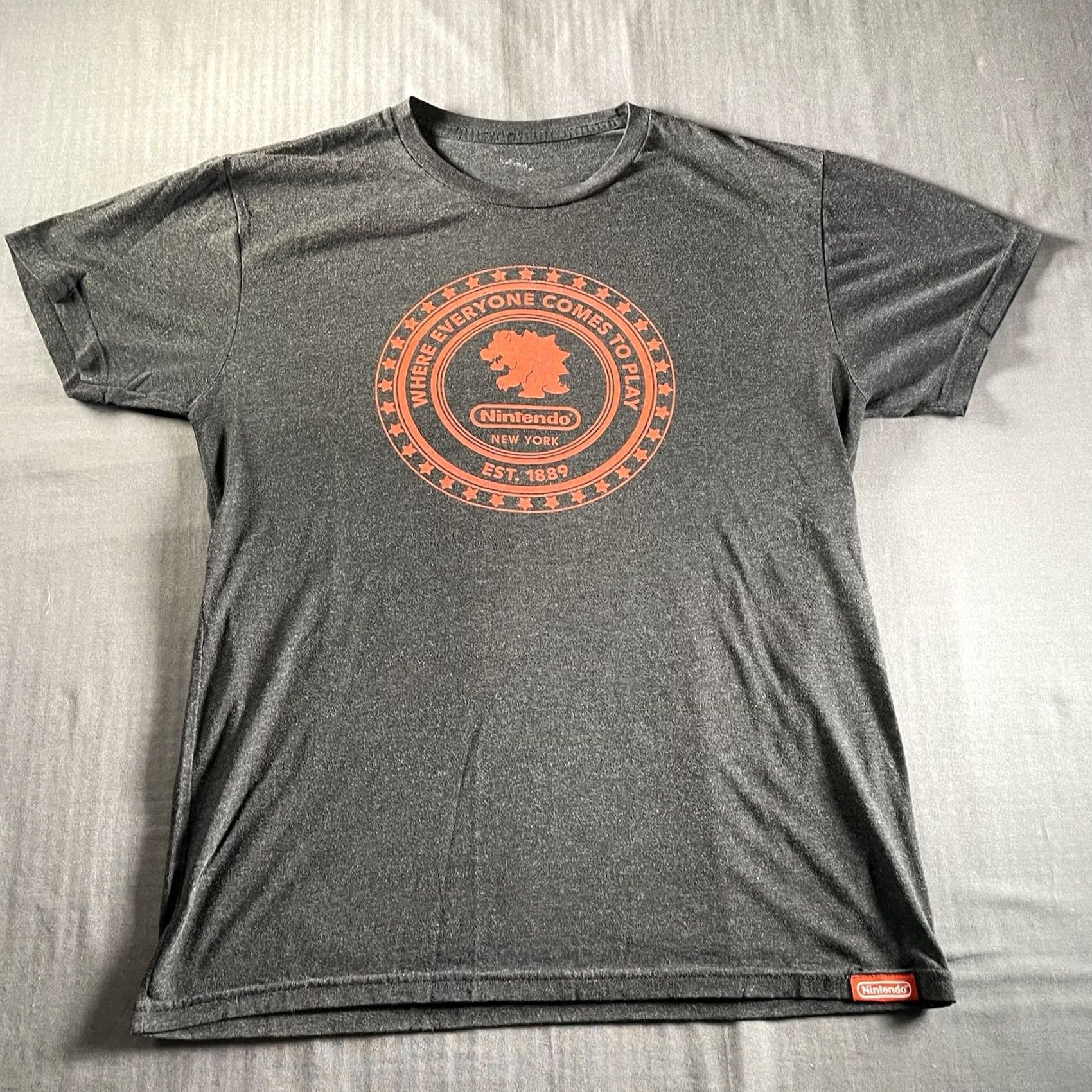 Nintendo Nintendo Shirt Mens Bowser Where Everyone Comes To Play Official Black Cotton Blend T-Shirt Retro Gaming Mario Bros. Size M Size US M / EU 48-50 / 2 - 4 Thumbnail