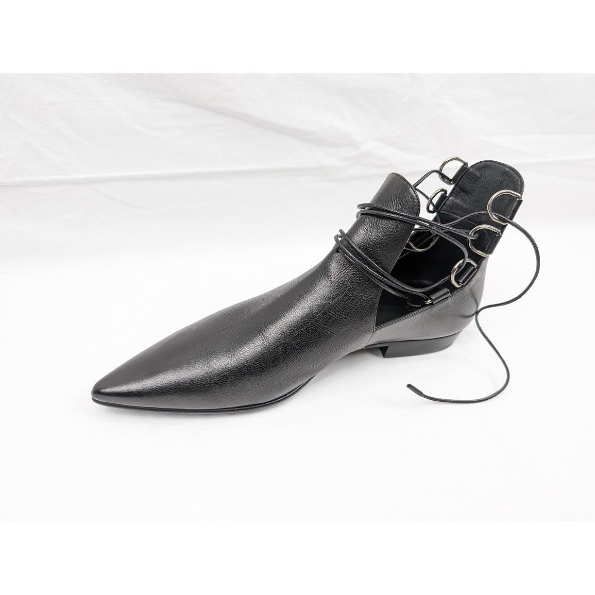 Saint Laurent Paris o1rshd1 Goth 15 Lace Up Shoes in Nero Size US 8 / EU 41 - 8 Thumbnail