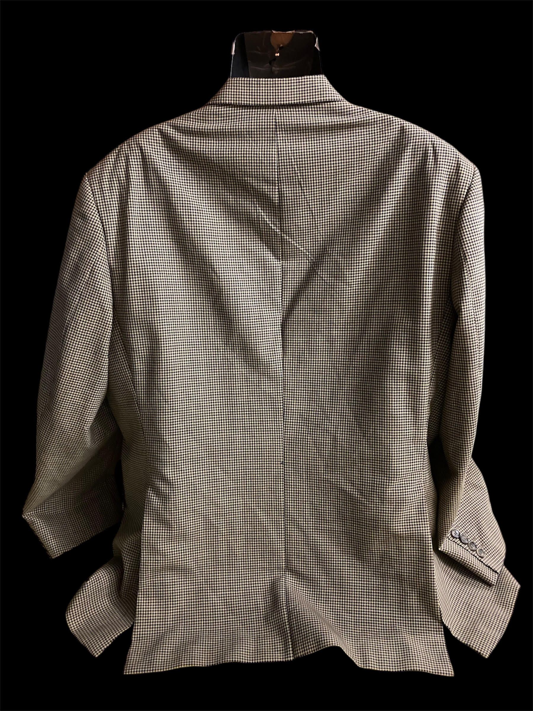 Burberry × Burberry Prorsum × Vintage Vintage Burberry Prorsum Checked Classic Blazer Size US XL / EU 56 / 4 - 2 Thumbnail