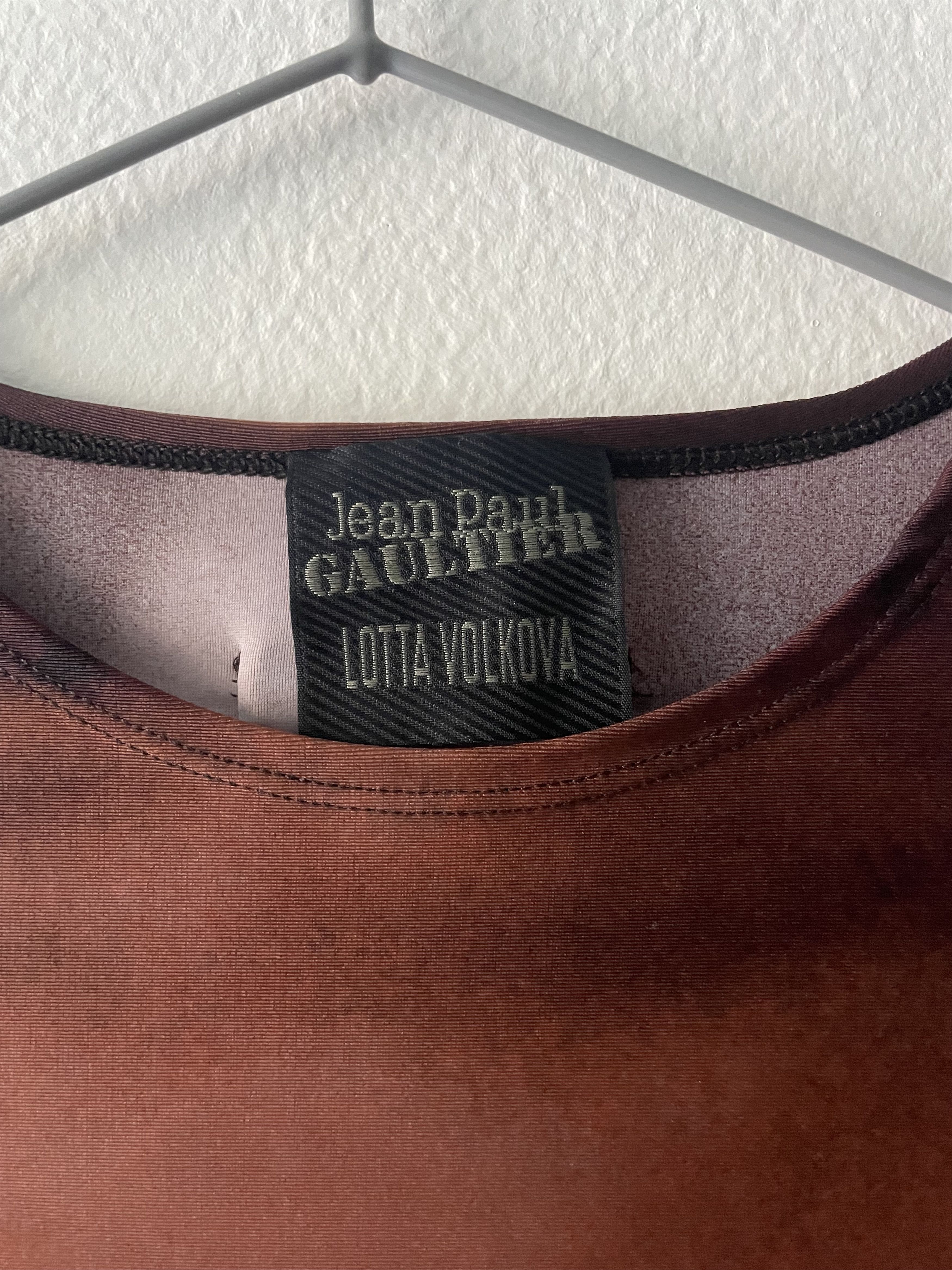 Jean Paul Gaultier Jean Paul Gaultier x Lotta Volkova stretch-jersey maxi dress Size XS / US 0-2 / IT 36-38 - 3 Thumbnail