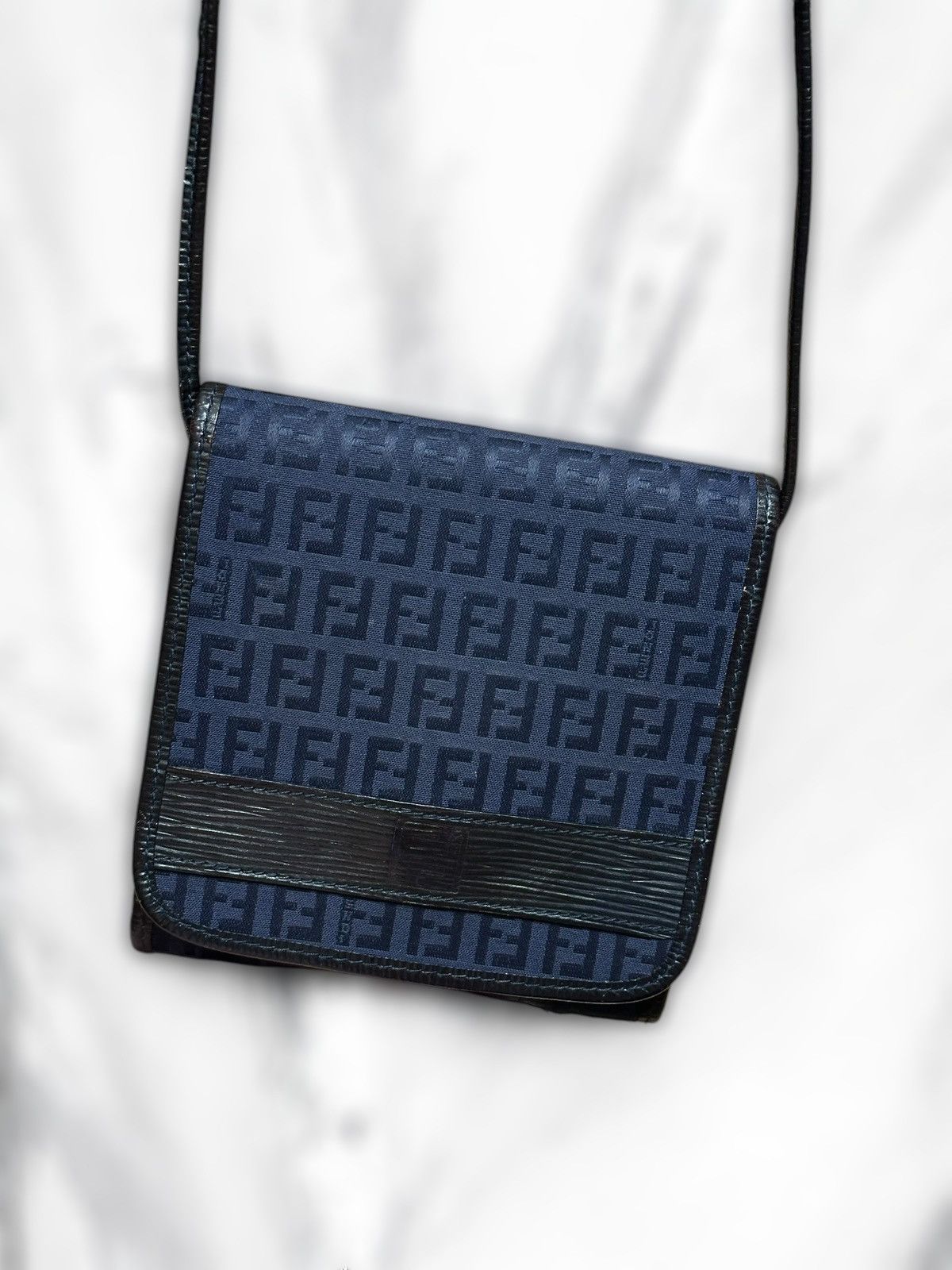 Fendi Vintage Fendi Zucca Monogram Shoulder Bag Size ONE SIZE - 4 Thumbnail