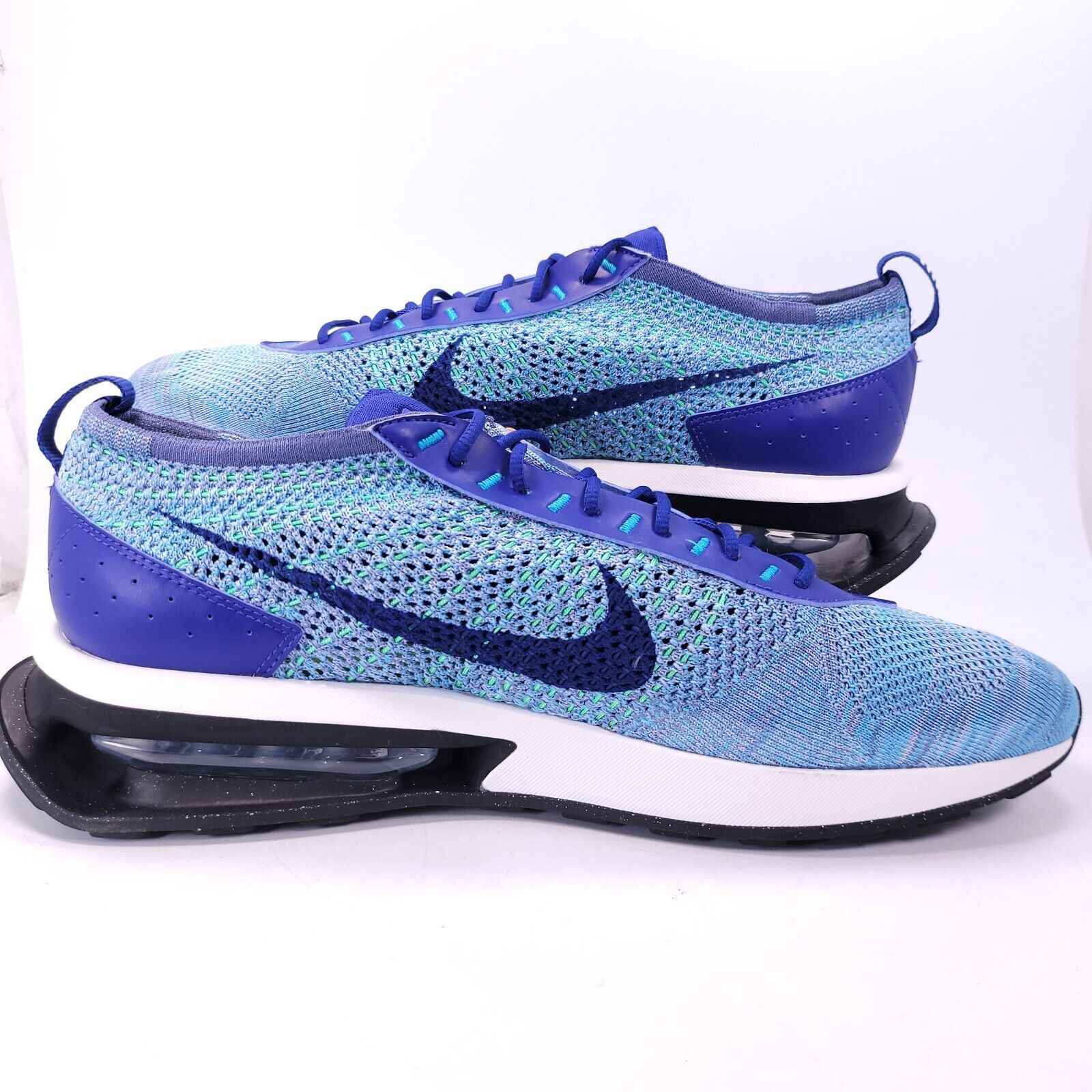 Nike Nike Air Max Flyknit Racer Shoe Mens Size 14 FD2765-400 Blue Size US 14 / EU 47 - 5 Thumbnail