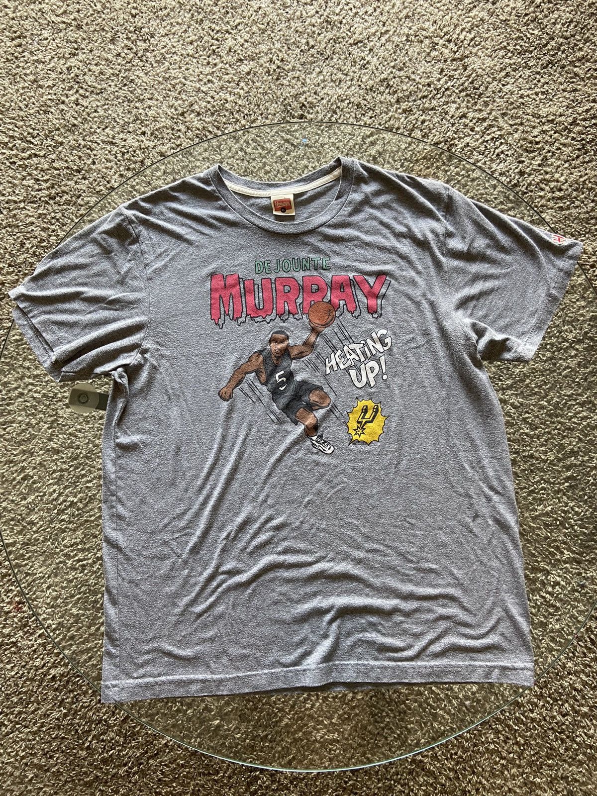 Homage Vintage homage De Jounte Murry Spurs “Heating Up” Tee Size US XL / EU 56 / 4 - 1 Thumbnail