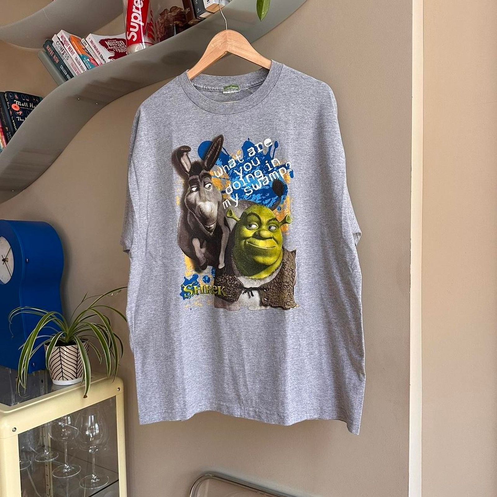 Disney × Vintage Vintage Y2K Shrek Movie Promo T-Shirt Size US XL / EU 56 / 4 - 1 Thumbnail