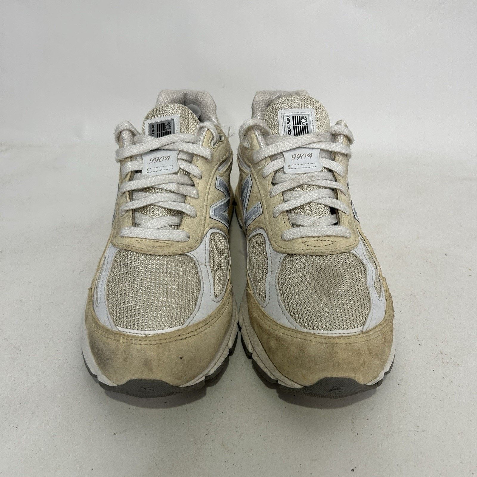 New Balance Teddy Santis x New Balance 990v4 “Limestone White” U990TE4 Size US 10 / EU 43 - 2 Thumbnail