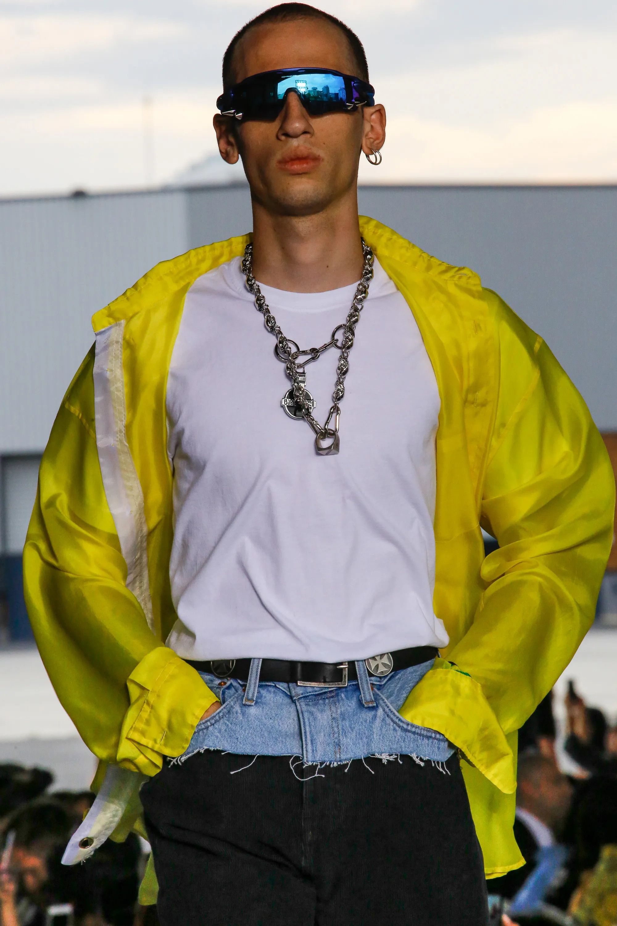 SS19 RUNWAY GADSDEN FLAG SHIRT