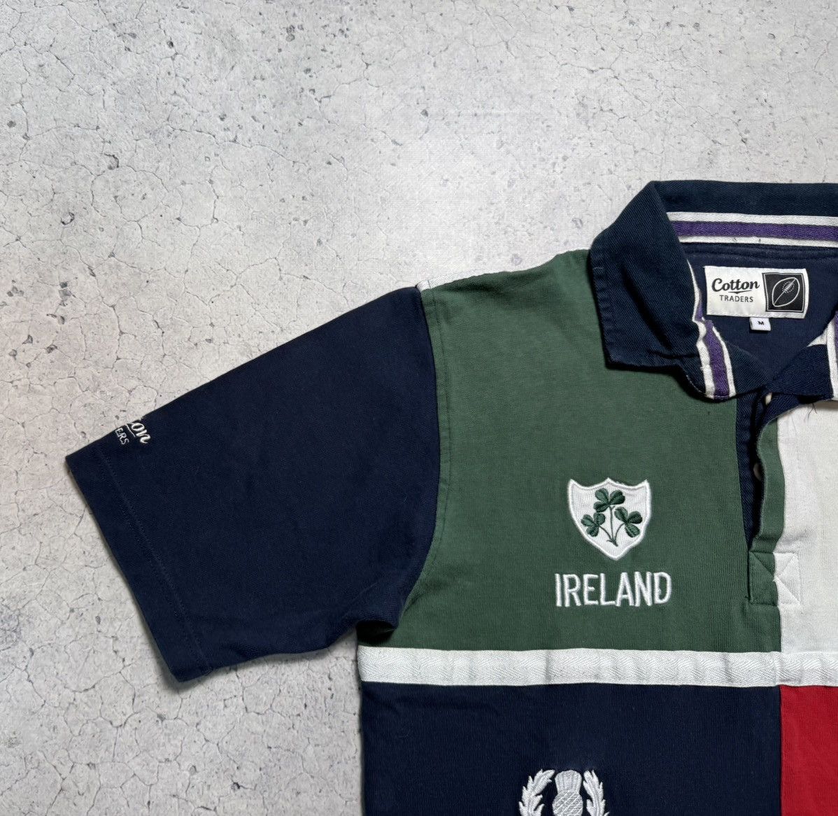 Cotton Traders Cotton Traders Rugby League Vintage Polo Shirt Size US M / EU 48-50 / 2 - 3 Thumbnail