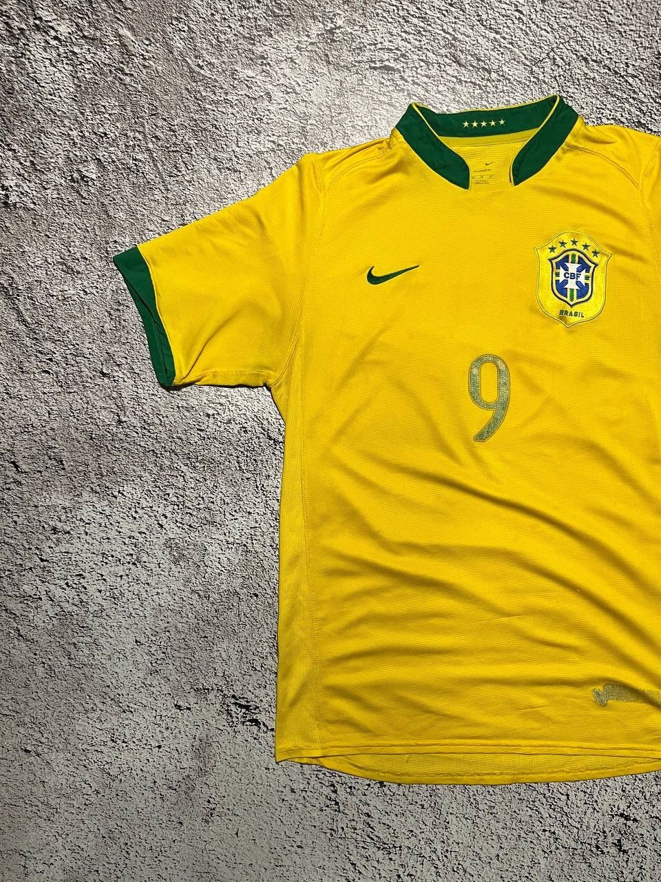 Nike × Vintage 2006 Ronaldo Brazil Match worn Shirt Jersey No. 9 Size M Size US M / EU 48-50 / 2 - 2 Thumbnail