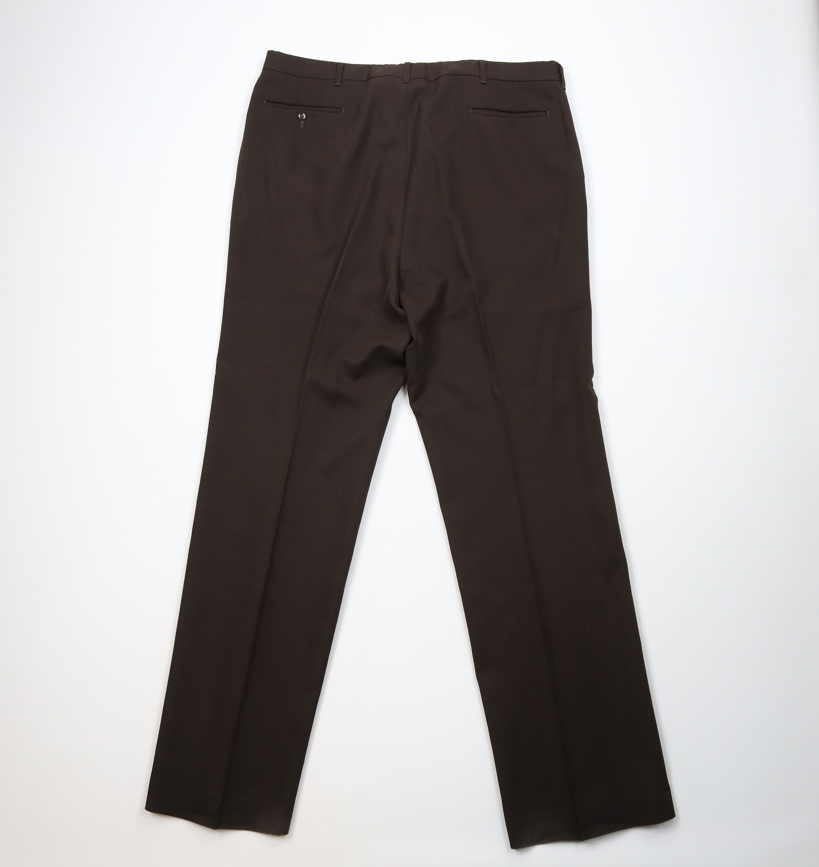 Vintage Vintage 70s Streetwear Flared Wide Leg Chino Pants Brown USA Size US 42 / EU 58 - 10 Thumbnail