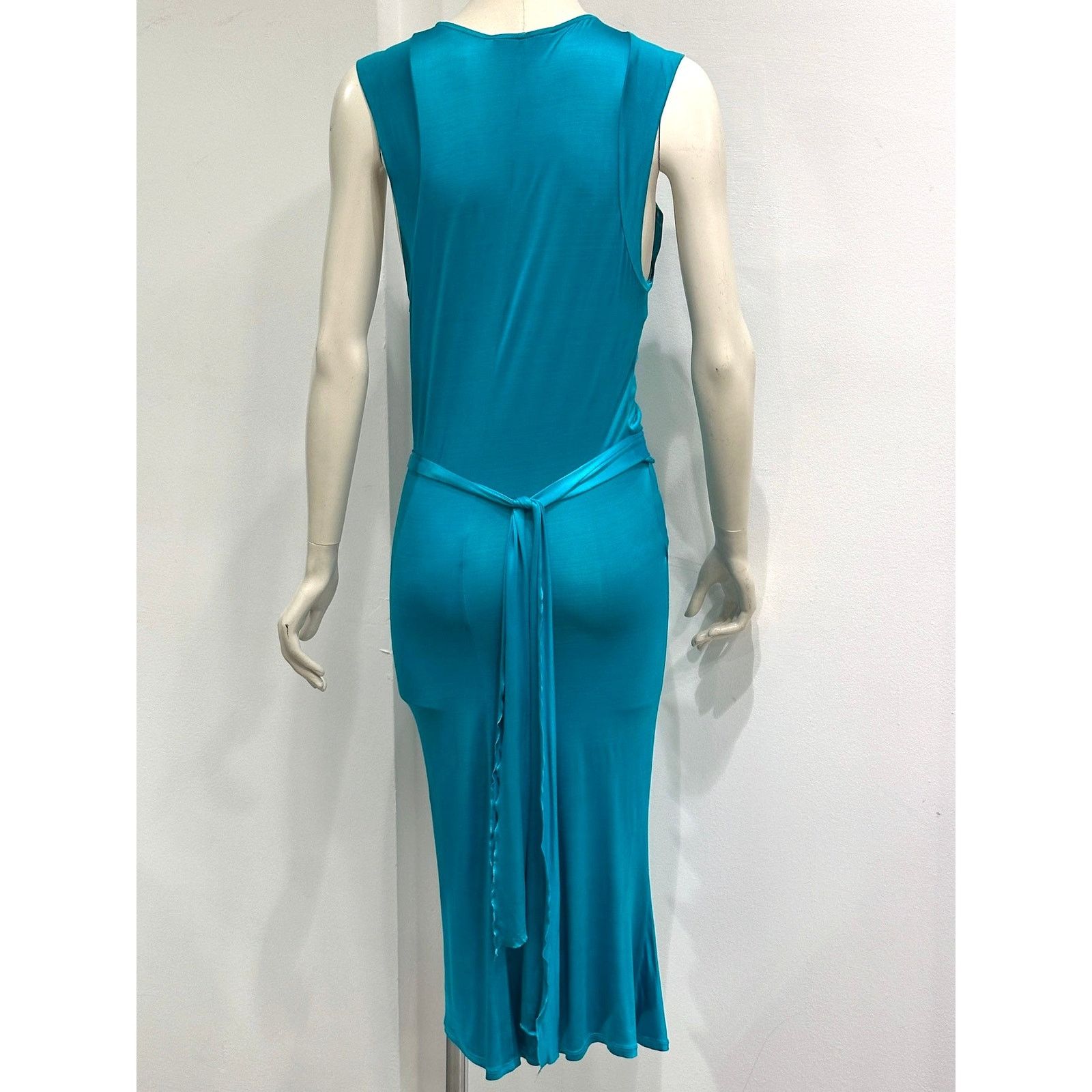 Roberto Cavalli S/S2006 Roberto Cavalli ruffled wrap midi dress Size M / US 6-8 / IT 42-44 - 3 Thumbnail