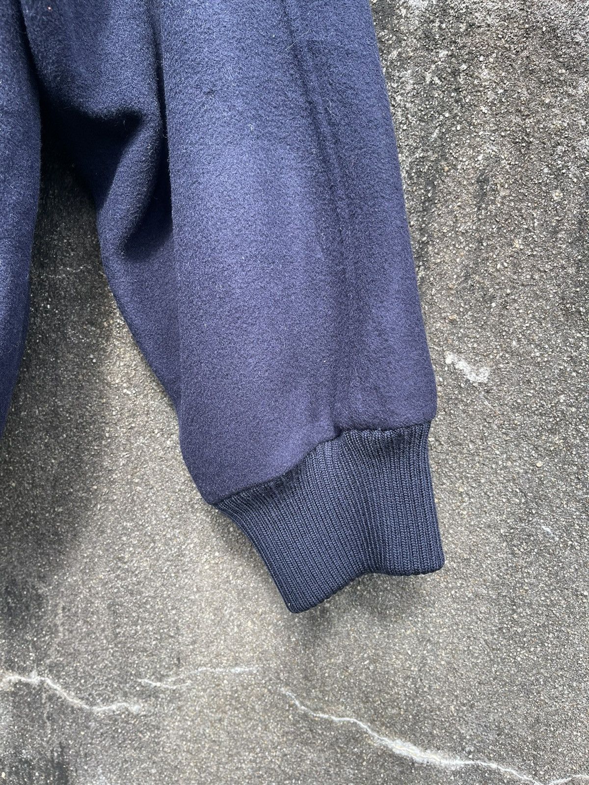 Christian Dior Monsieur Rare Vintage Christian Dior Sports Navy Wool Bomber Jacket Size US L / EU 52-54 / 3 - 12 Thumbnail