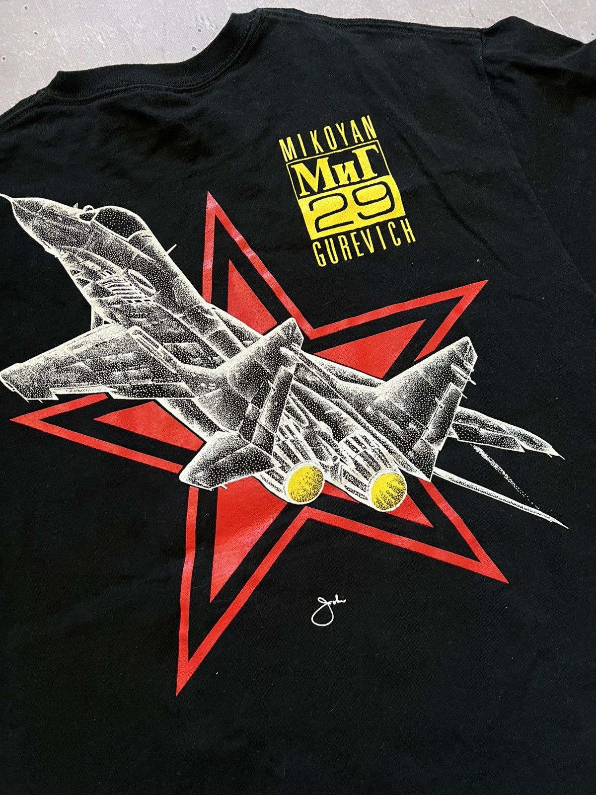 Other Rare Vintage T-Shirt Blackbird Mig 29 1990 90s Size L Size US L / EU 52-54 / 3 - 10 Thumbnail