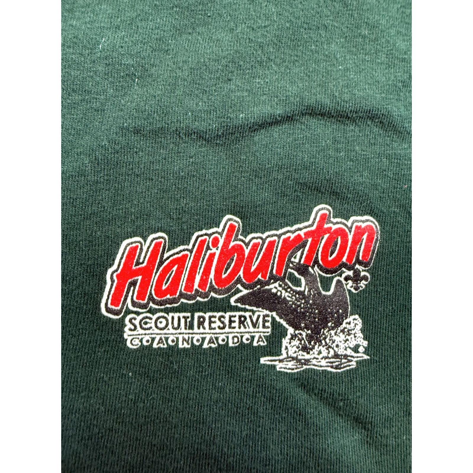 Vintage Vintage M&O KNITS Shirt Mens 2XL Green Knitted T-Shirt Canada M&O Knits Haliburton Scout reserve Canada Green Shirt Mens 2XL Size US XXL / EU 58 / 5 - 2 Thumbnail