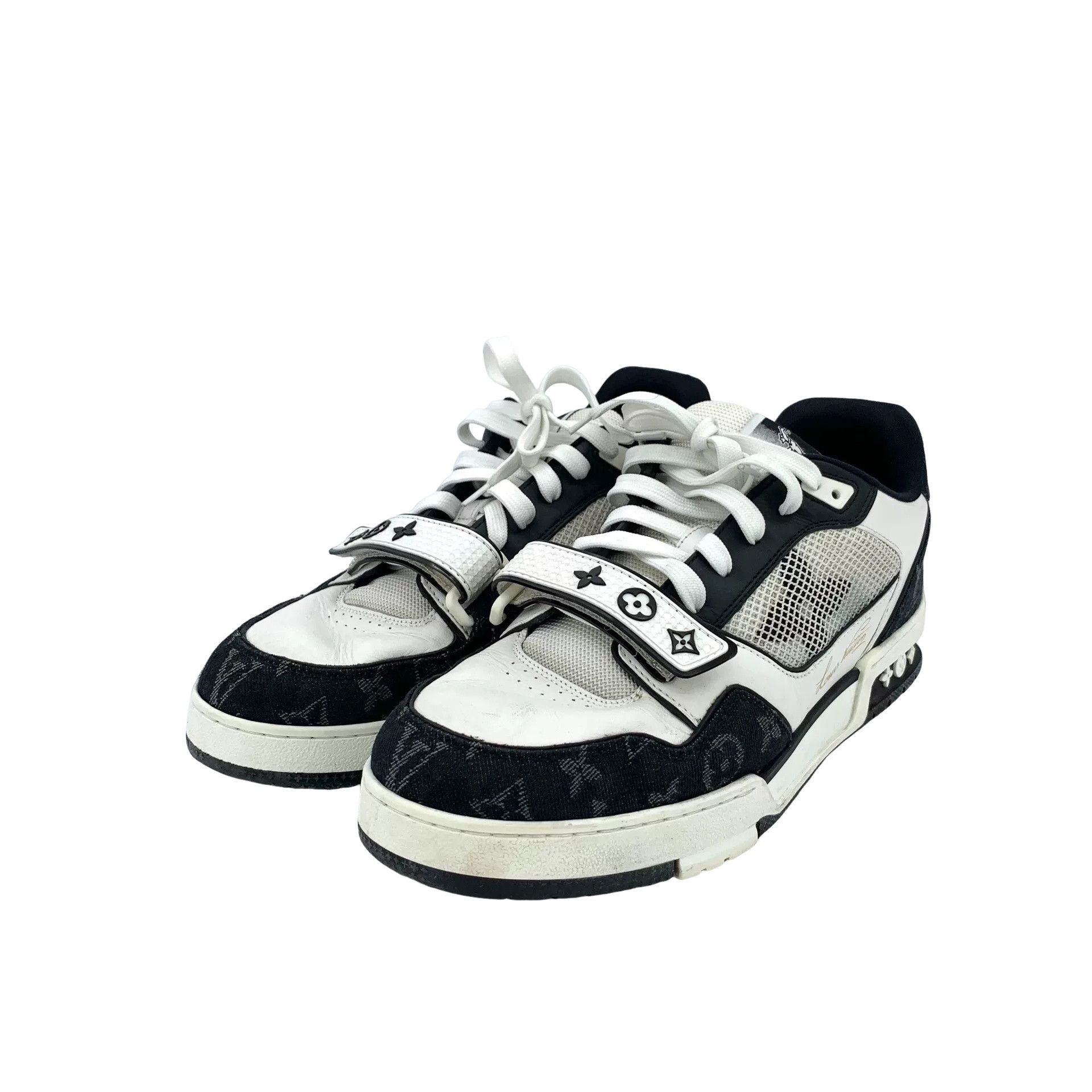 Louis Vuitton Louis Vuitton Monogram Denim Trainer Sneakers 10 Size US 10 / EU 43 - 1 Thumbnail