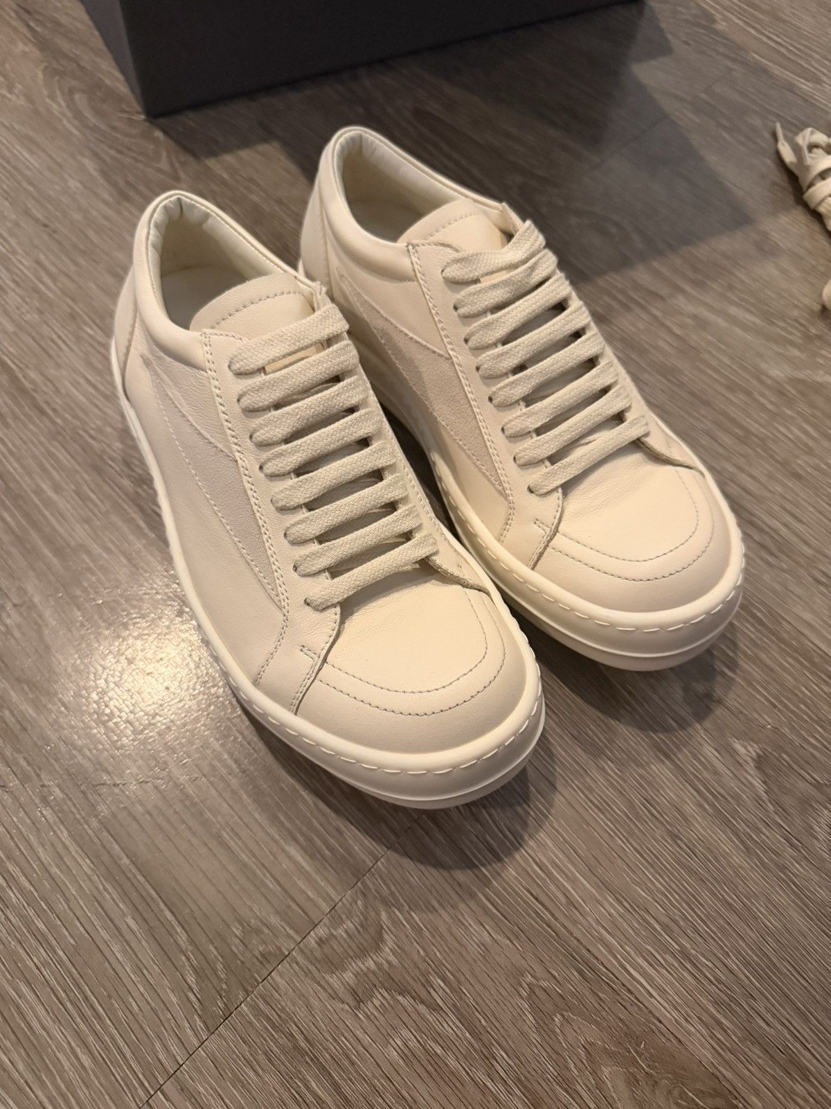 Rick Owens Rick Owens Triple Milk Vintage Sneaks Vans Size 36.5 New Size US 5 / EU 37 - 3 Thumbnail