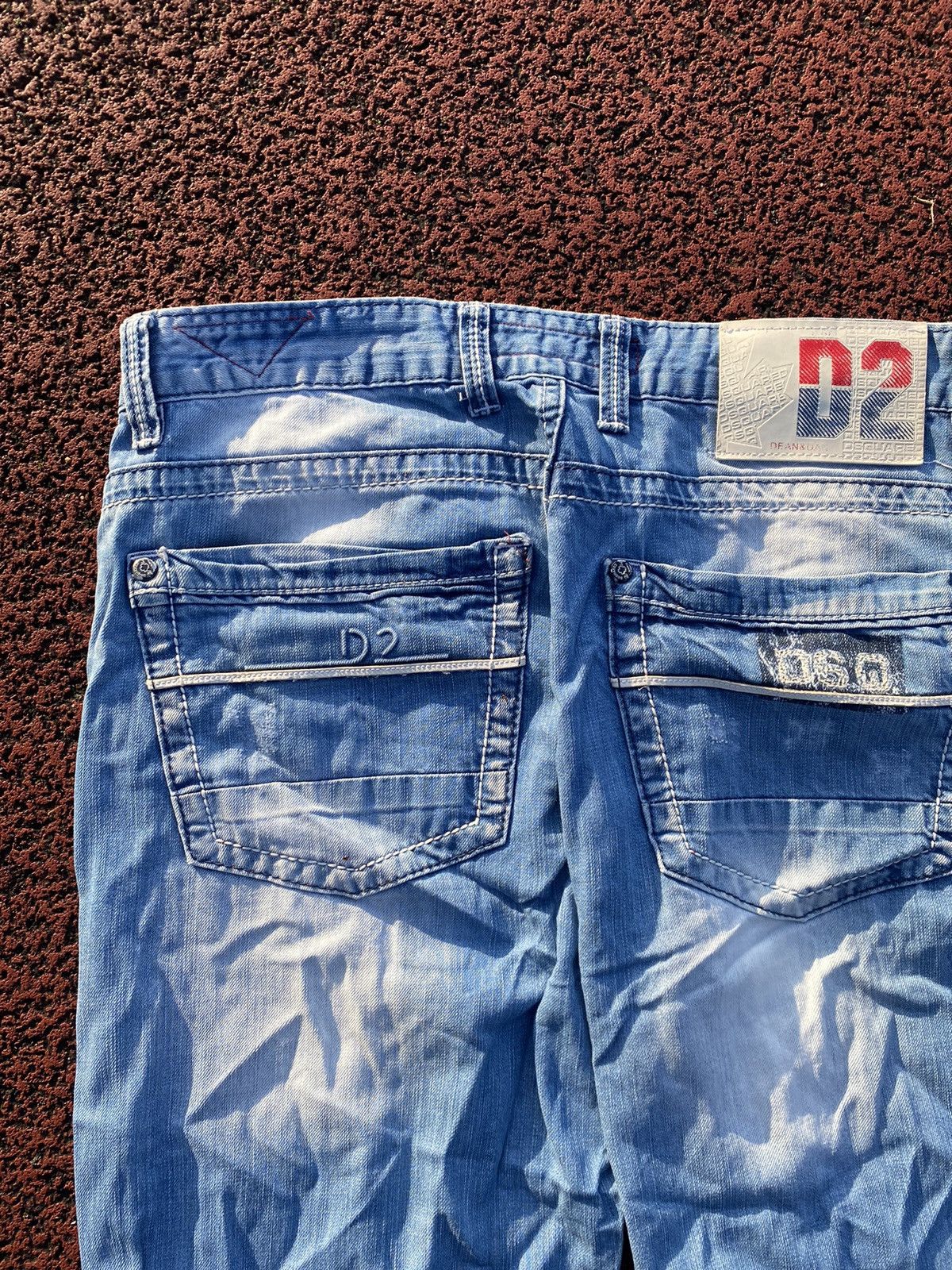 Dsquared2 × Vintage Dsquared Vintage Jeans BigLogo Light Blue M Streetwear Denim Size US 28 / EU 44 - 2 Thumbnail