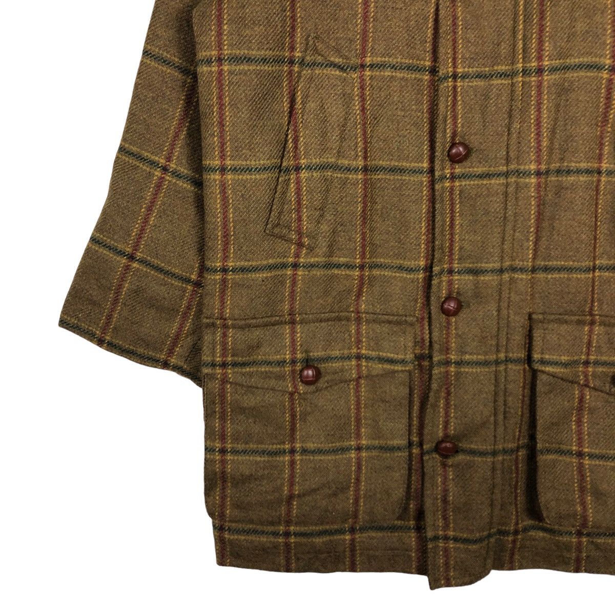 DAKS 🔥Vintage Wool Jacket Daks Fly Herringbone Tartan Design Size US M / EU 48-50 / 2 - 4 Thumbnail