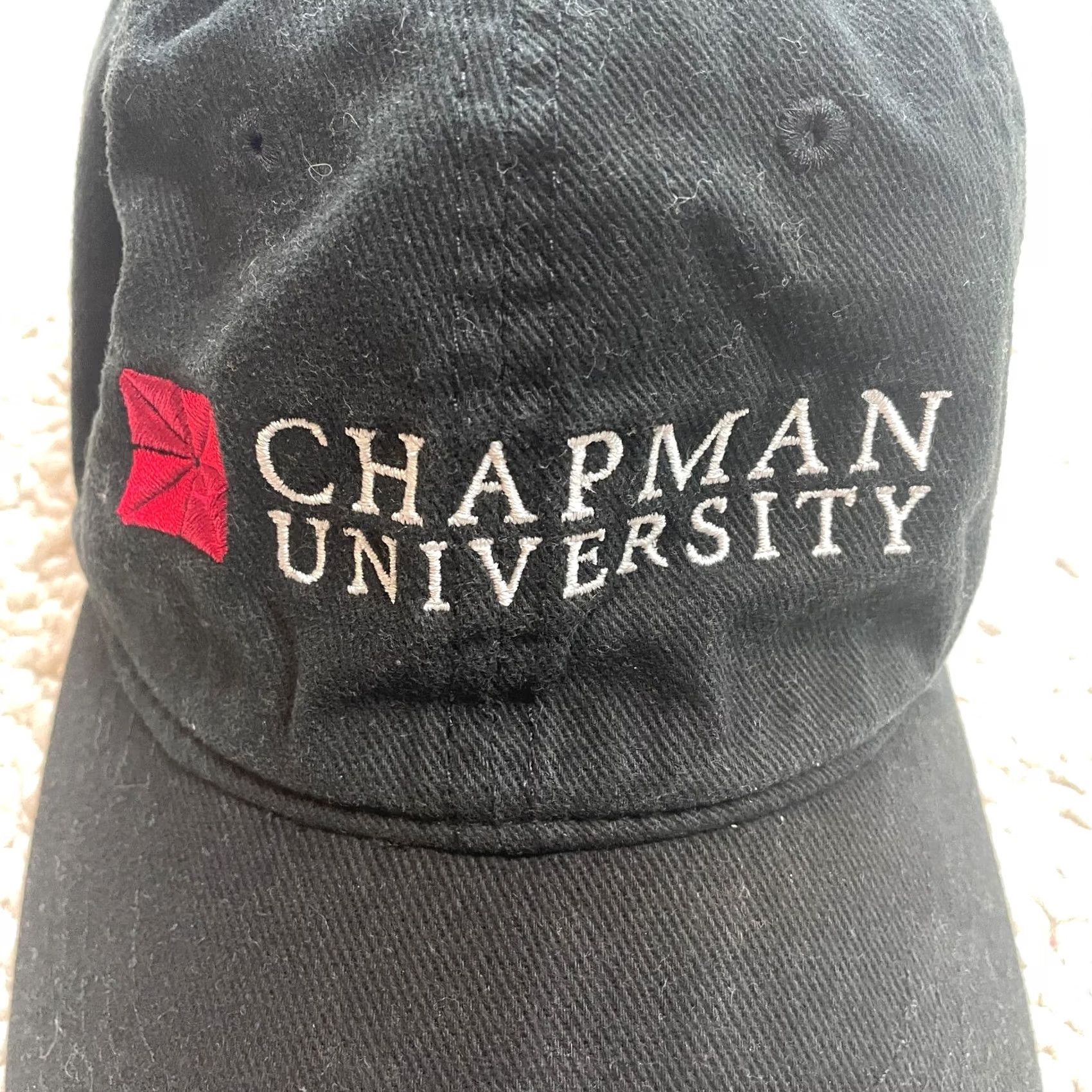 Vintage Aardvark Baseball Hat Cap Unisex Adults OSFM Black Chapman University Commencement 2019 Adjustable Cap Black University Theme Varsity Style Size ONE SIZE - 2 Thumbnail
