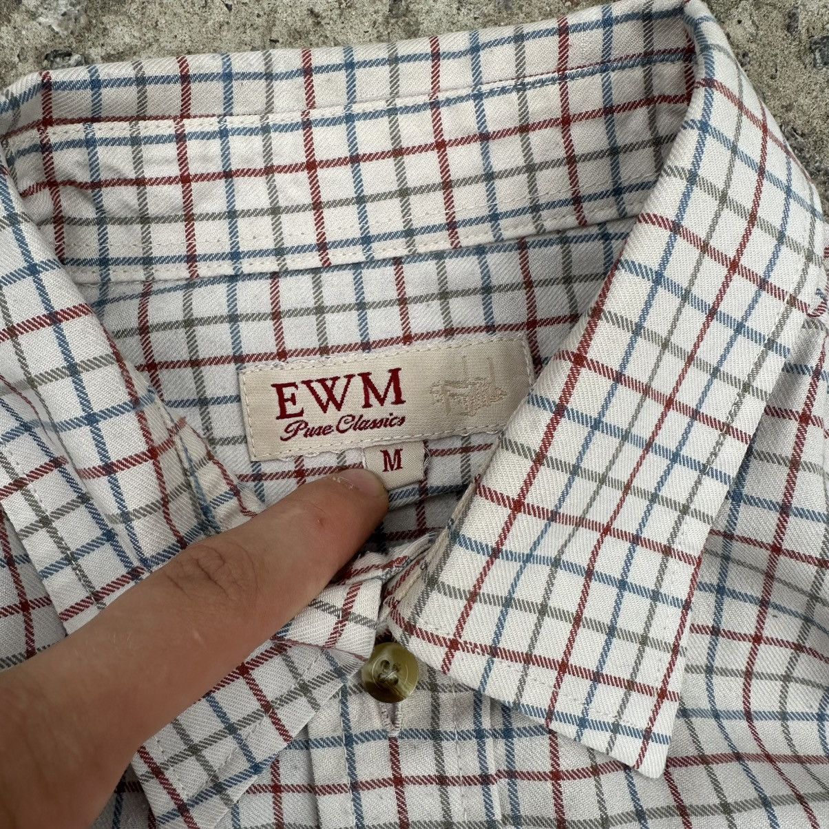 Hypebeast Vintage EWM Pure Classic Button Up Shirt Y2K 00s Old Money Size US M / EU 48-50 / 2 - 7 Thumbnail