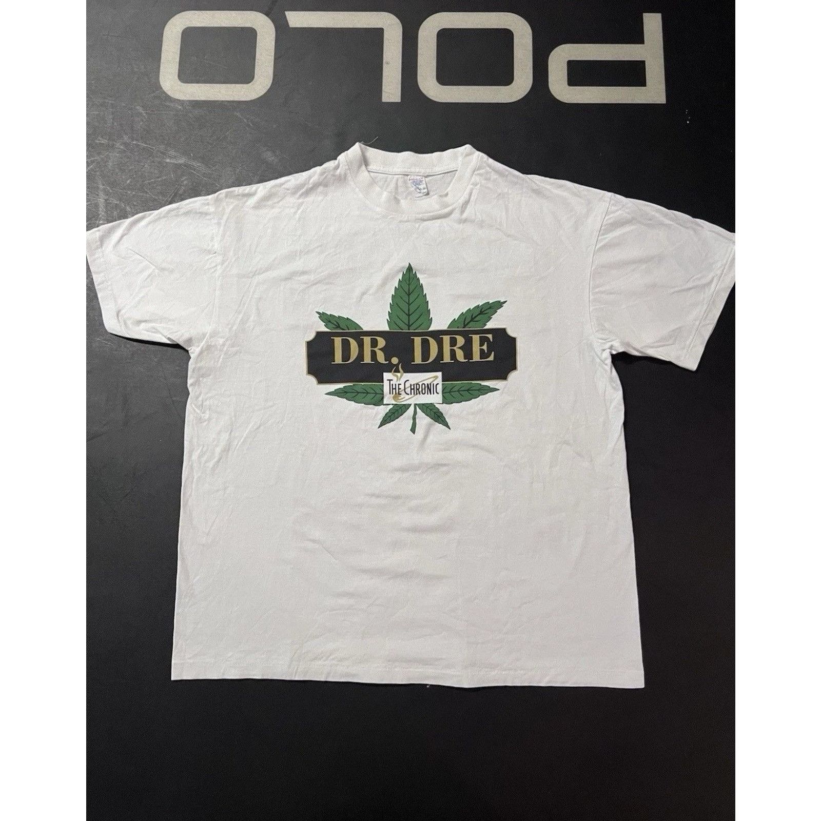Vintage 90s Dr Dre The Chronic White Version SUPER RARE Mens XL Size US XL / EU 56 / 4 - 1 Thumbnail