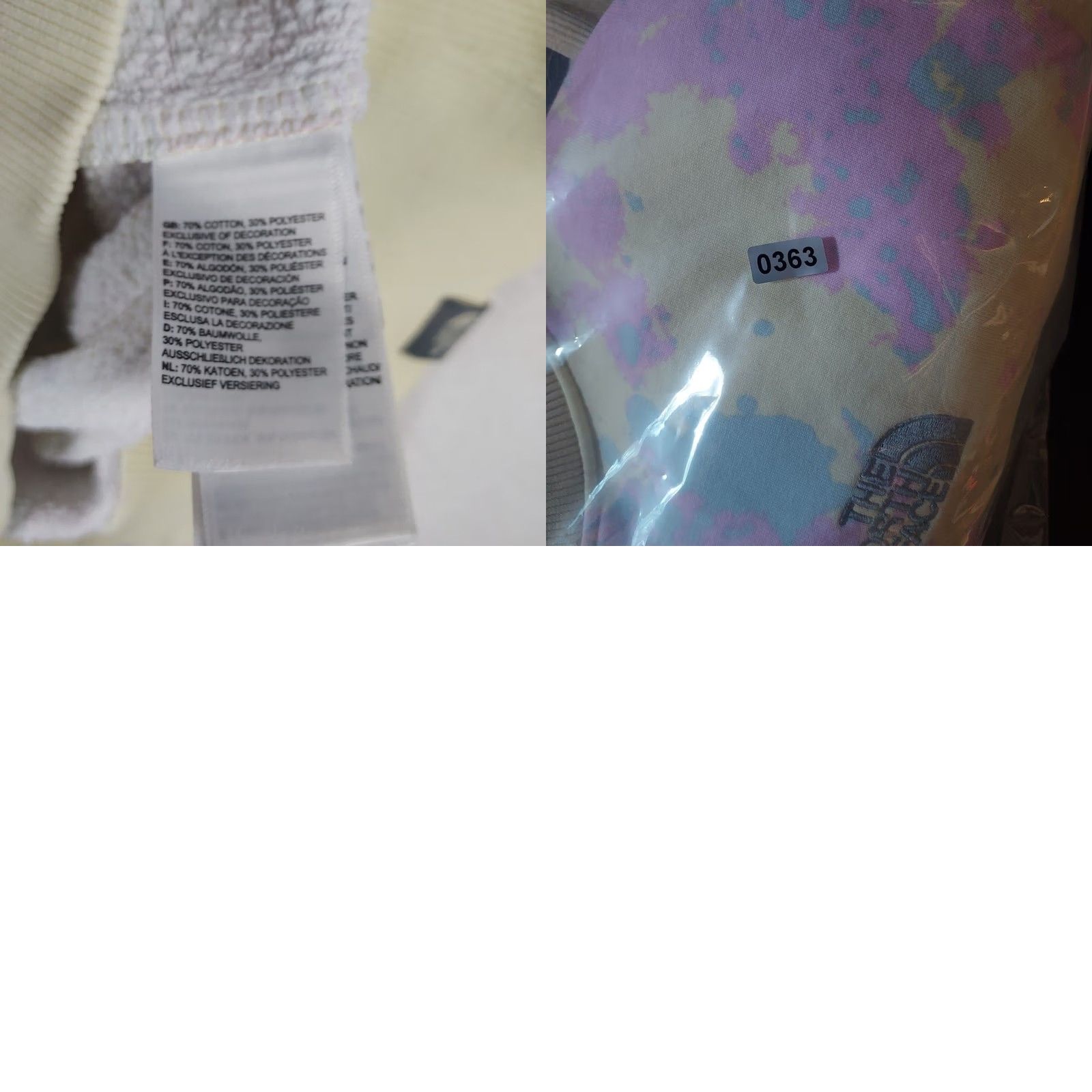 The North Face The North Face Unisex Pastel Tie Dye Crewneck Sweatshirt Mens M Womens L Pullover Size M / US 6-8 / IT 42-44 - 9 Thumbnail
