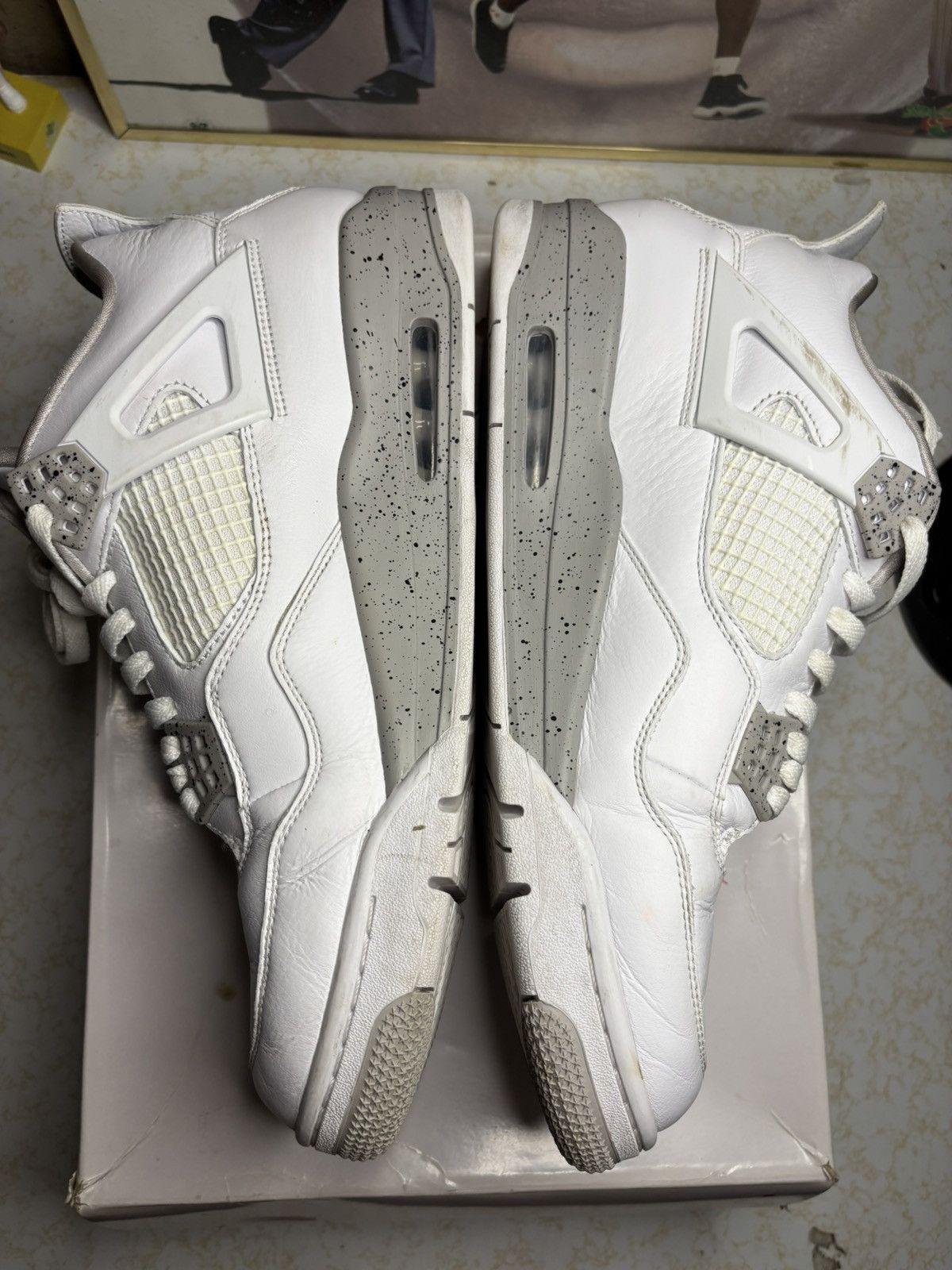 Jordan Brand Jordan Retro 4 ‘white oreo’ Size US 13 / EU 46 - 3 Thumbnail