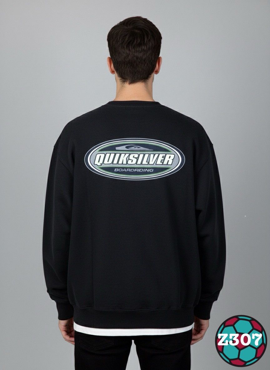 Quiksilver Vintage Quiksilver Big logo Crewneck Z307 Size US L / EU 52-54 / 3 - 10 Thumbnail