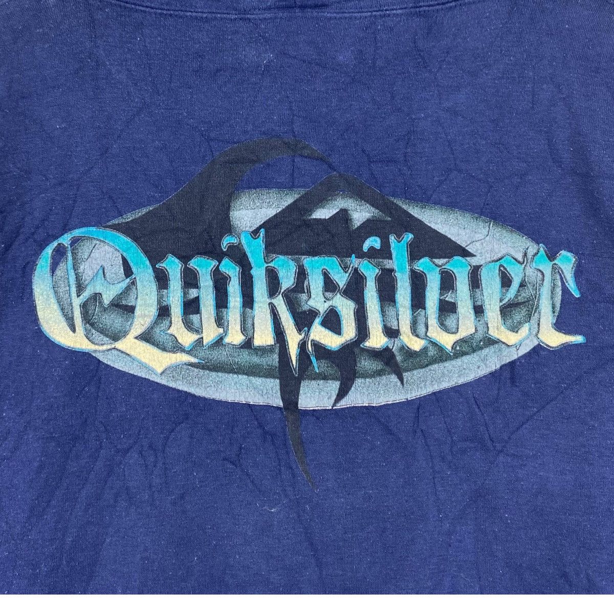 Quiksilver QUIKSILVER Surf Hawaii Beach Logo Print Blue Long Hooded Size US XL / EU 56 / 4 - 5 Thumbnail